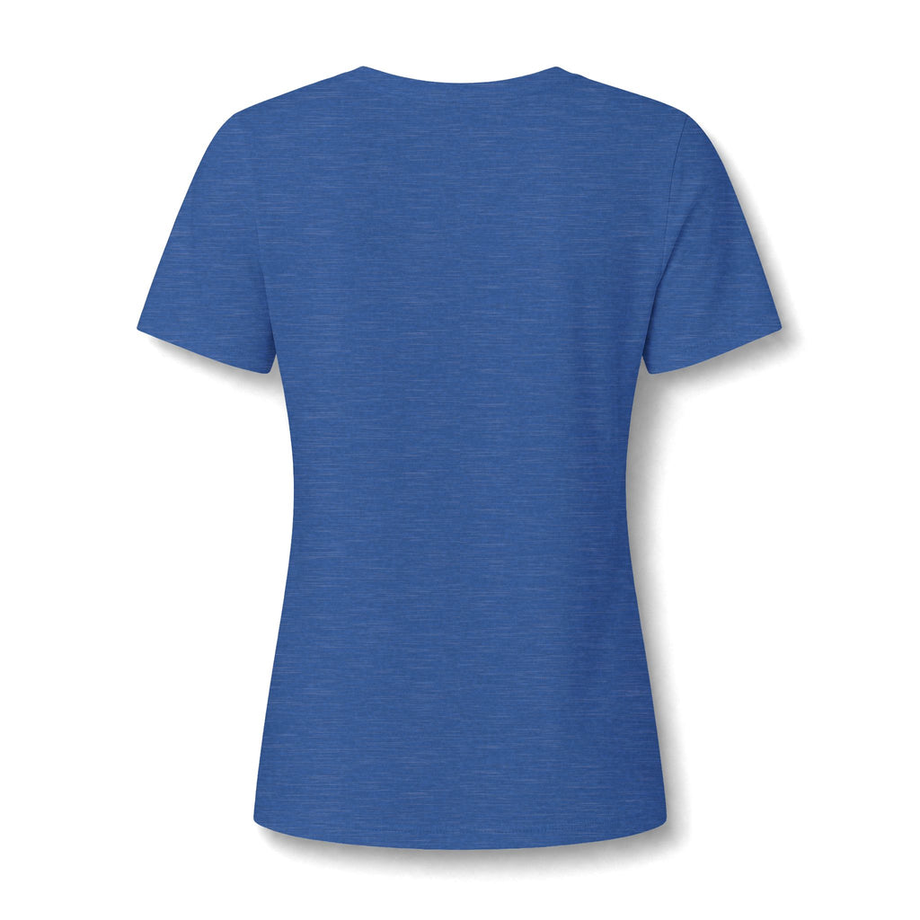 Oldometer 50 V-Neck Tee — Funny 50th Birthday Shirt for Women