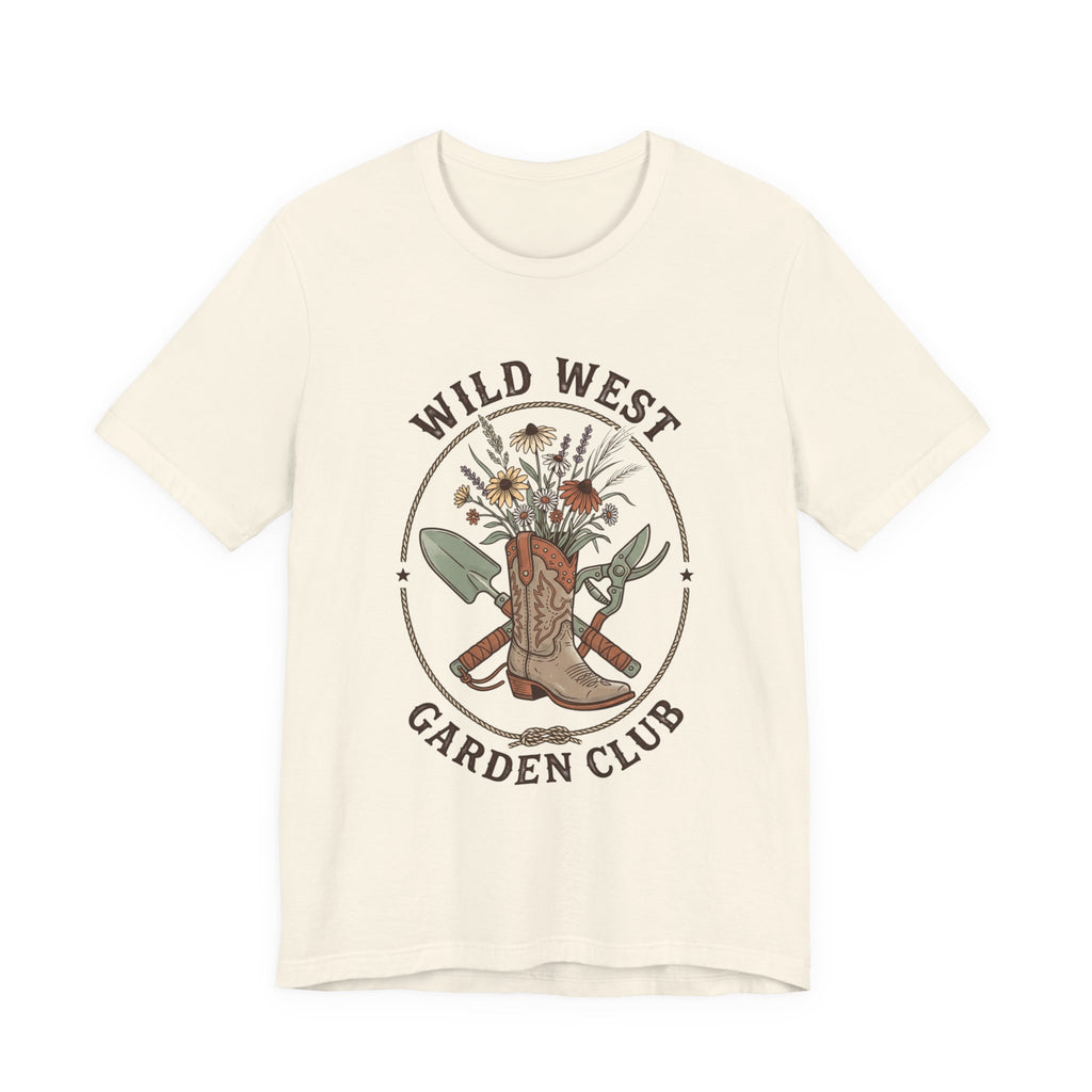 Wild West Garden Club Tee | Cowgirl Gardening, Western Boots & Desert Florals