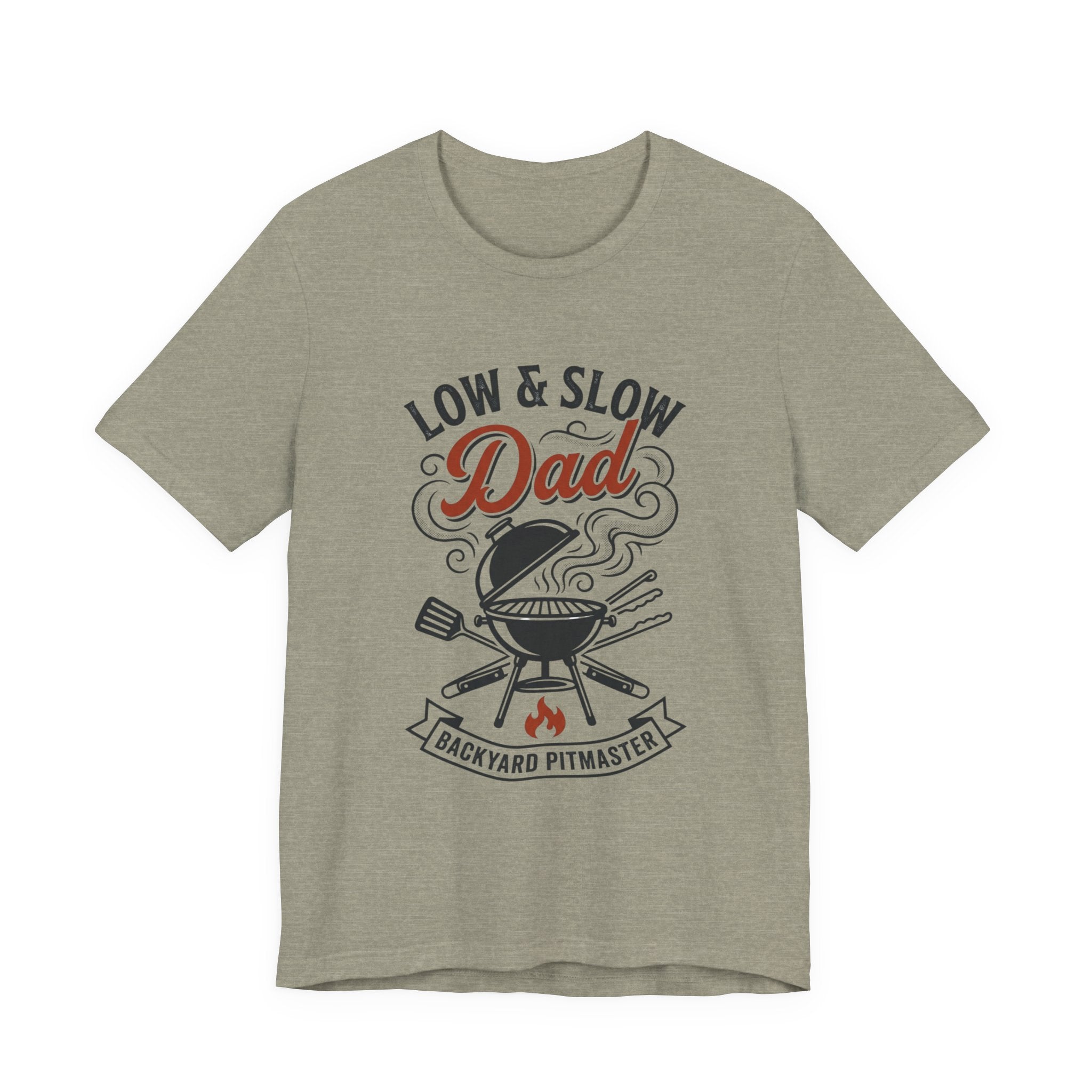 Low & Slow Dad T-Shirt | Father's Day BBQ Grill Pitmaster Tee