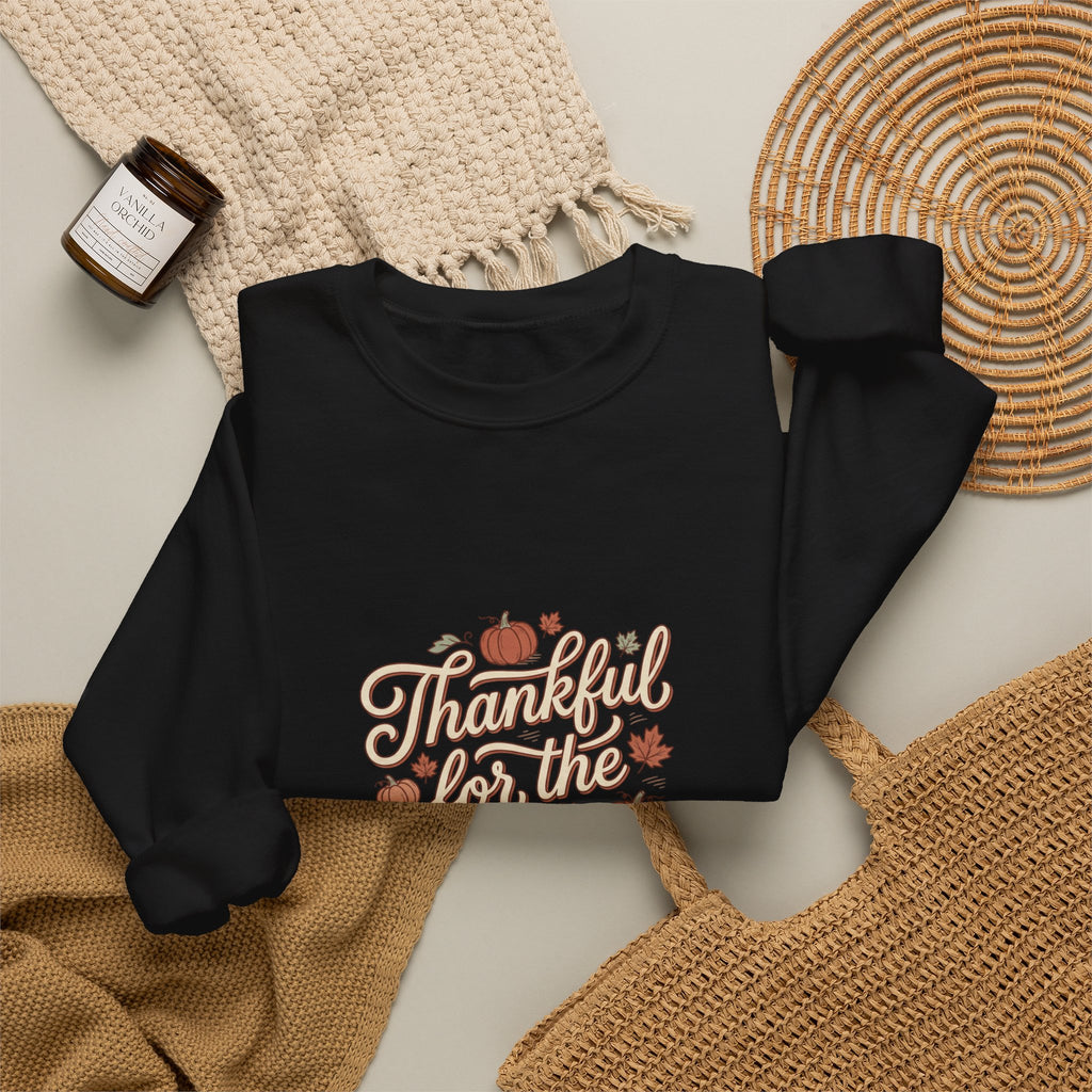 Thankful For Tiny Moments Sweatshirt | Pumpkin Fall Aesthetic