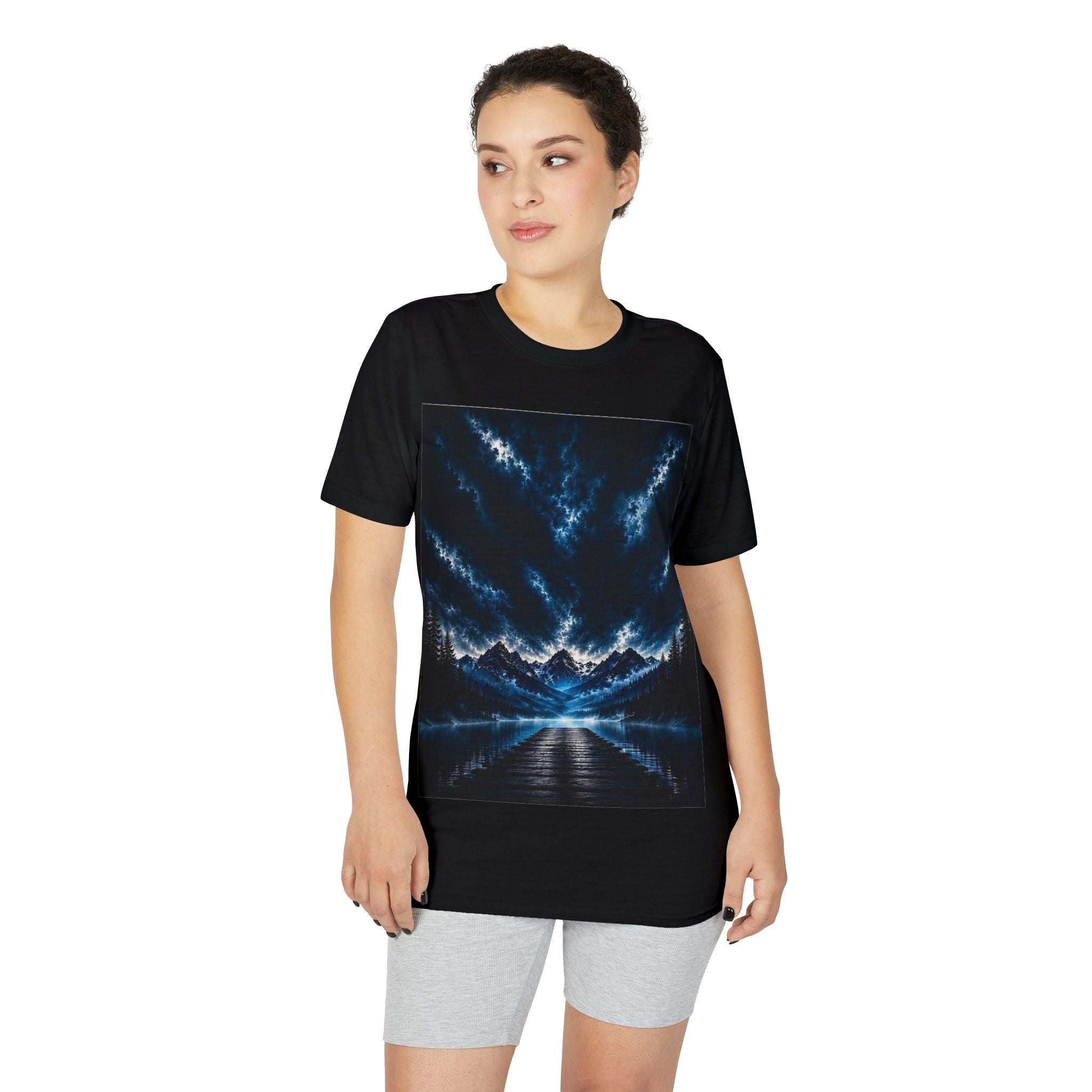 Aurora Mountain Lake Performance T-Shirt