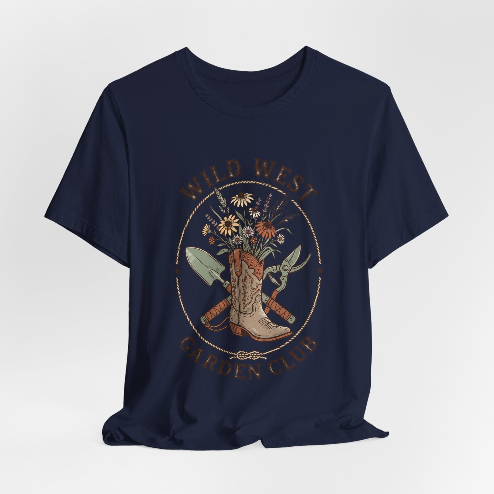 Wild West Garden Club Tee | Cowgirl Gardening, Western Boots & Desert Florals
