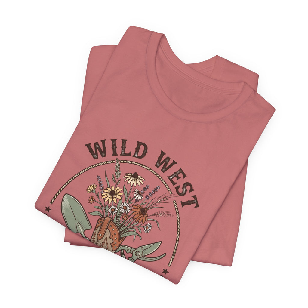 Wild West Garden Club Tee | Cowgirl Gardening, Western Boots & Desert Florals