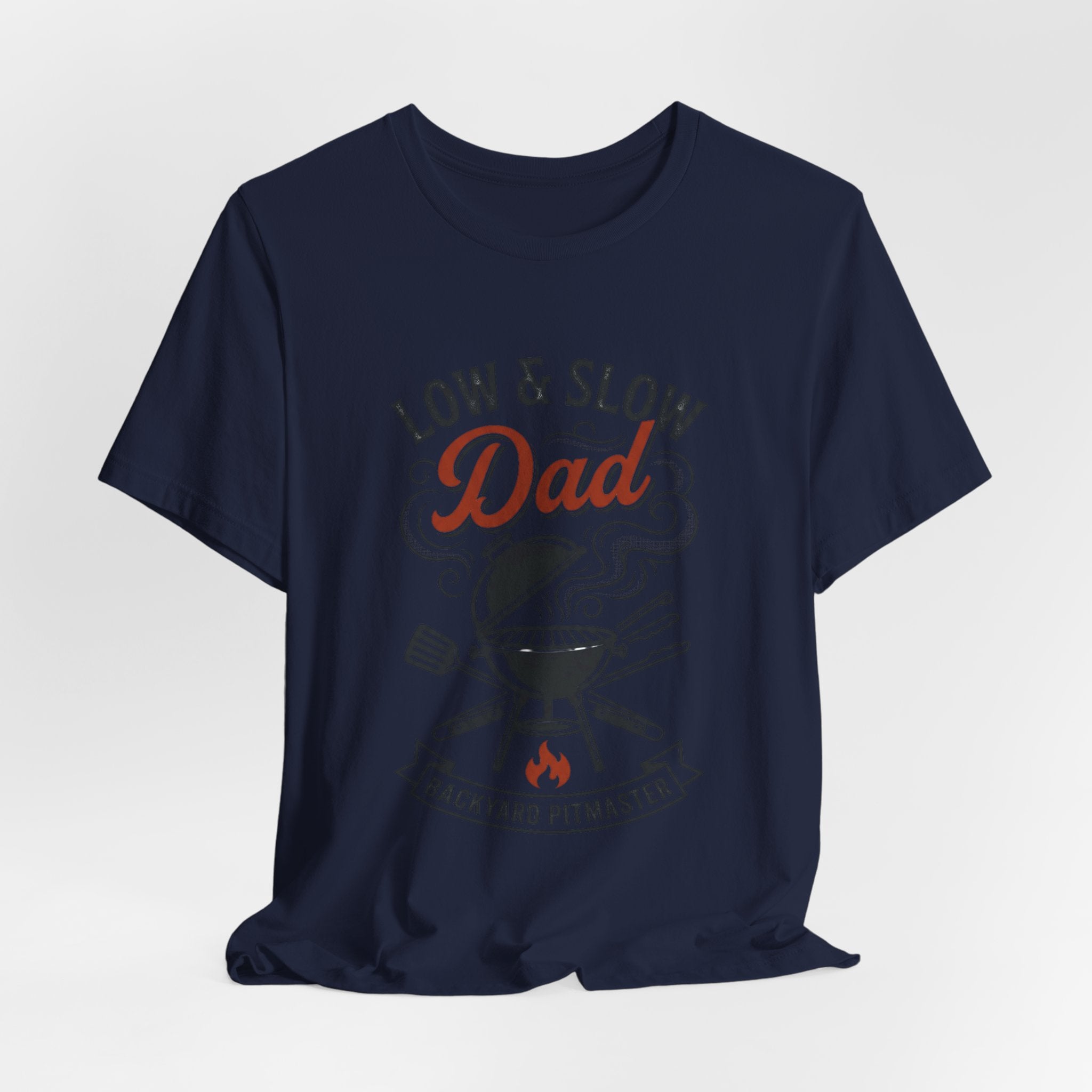 Low & Slow Dad T-Shirt | Father's Day BBQ Grill Pitmaster Tee