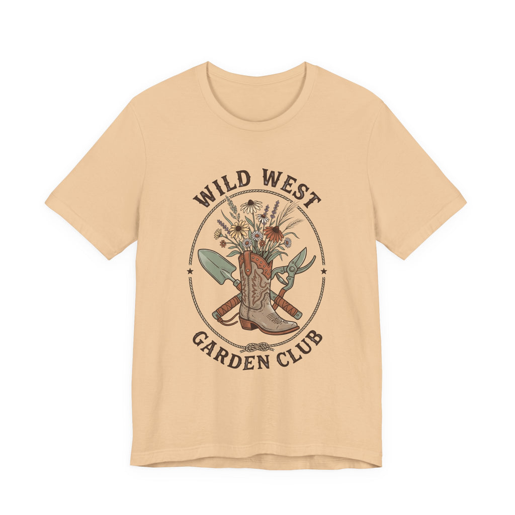 Wild West Garden Club Tee | Cowgirl Gardening, Western Boots & Desert Florals