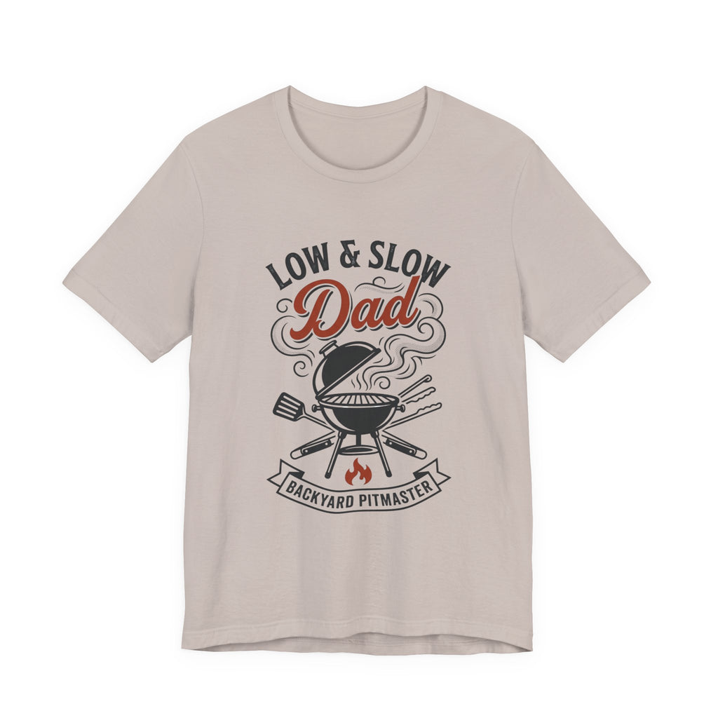 Low & Slow Dad T-Shirt | Father's Day BBQ Grill Pitmaster Tee