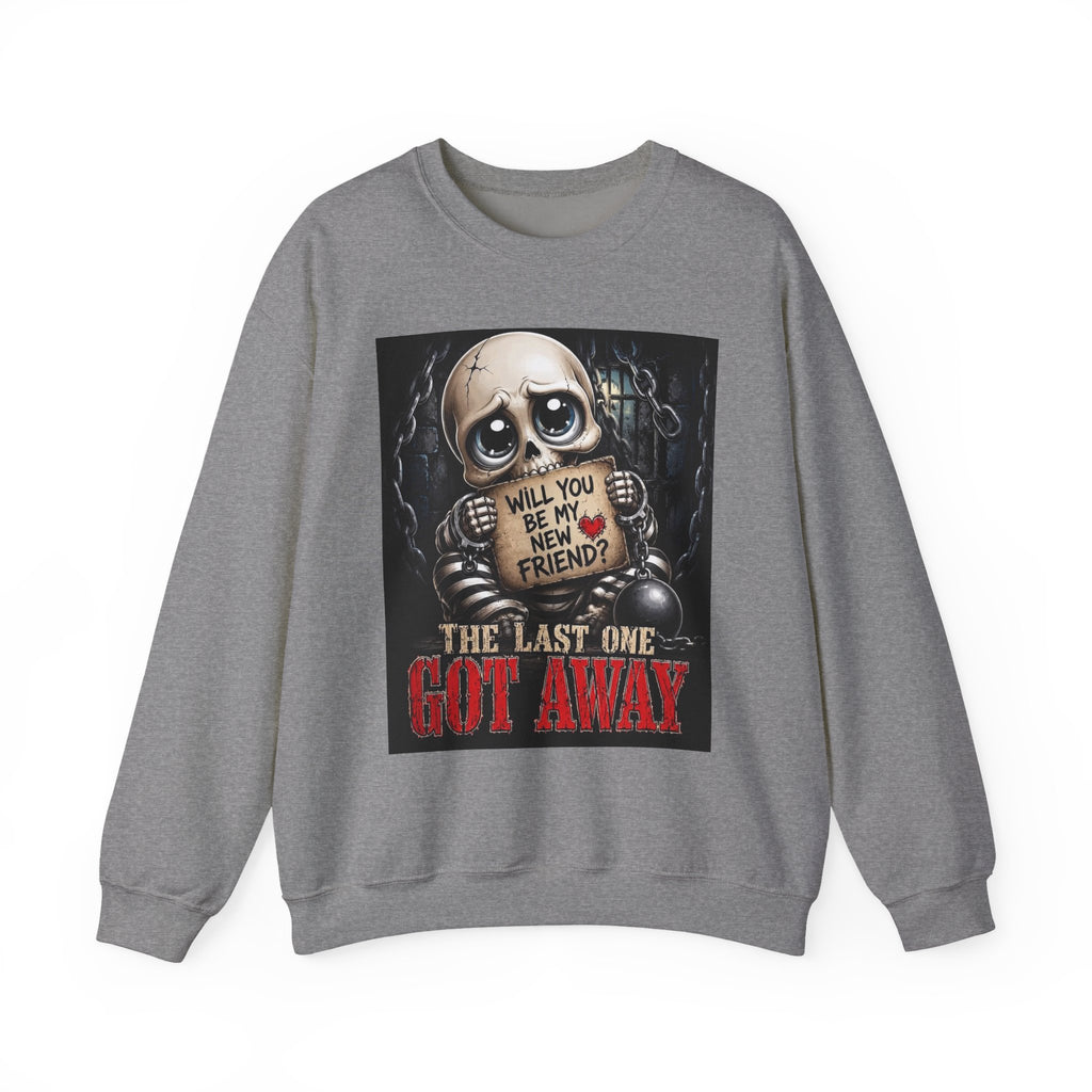 Skull Teddy 'Will You Be My New Friend?' Sweatshirt
