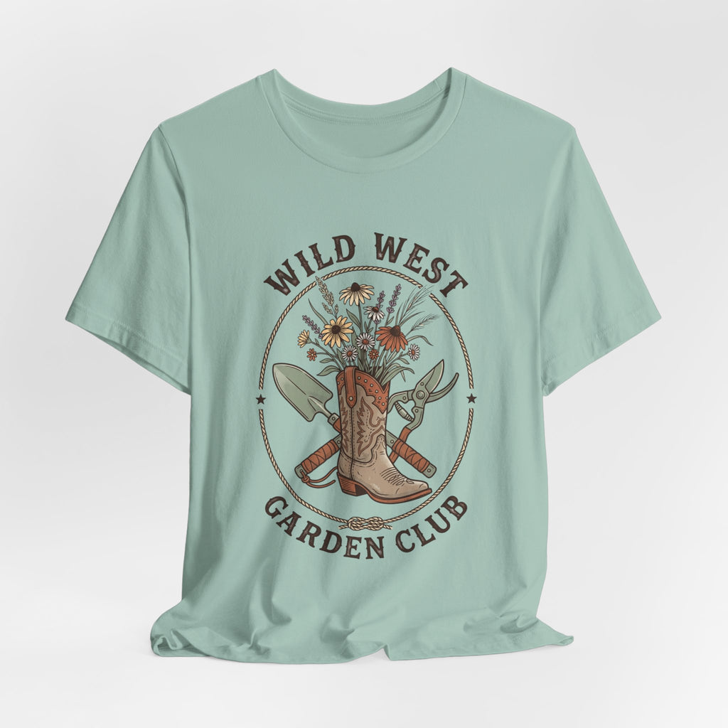 Wild West Garden Club Tee | Cowgirl Gardening, Western Boots & Desert Florals