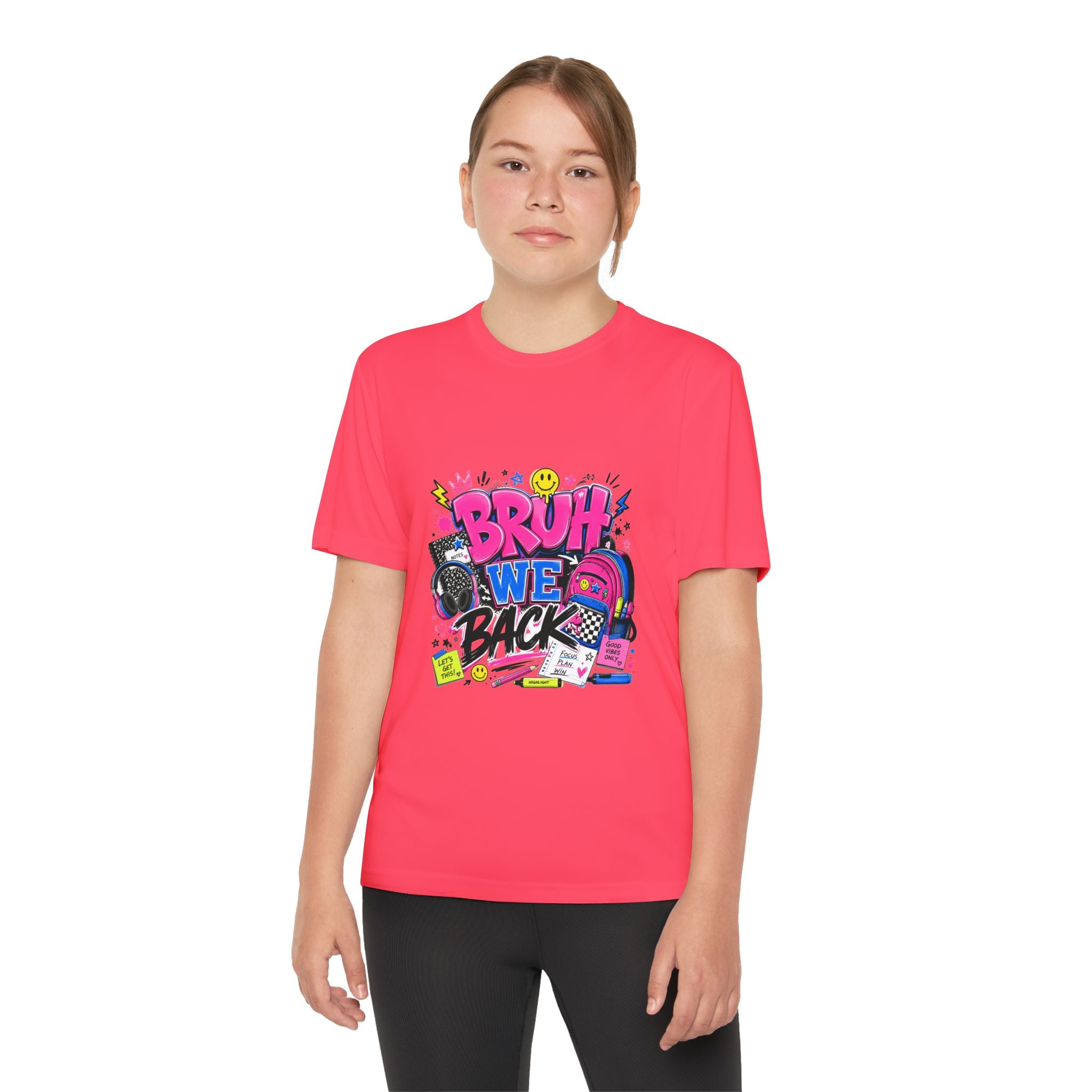 Cheer Competition Youth Tee – “Cheer Is My Therapy” Graphic Shirt