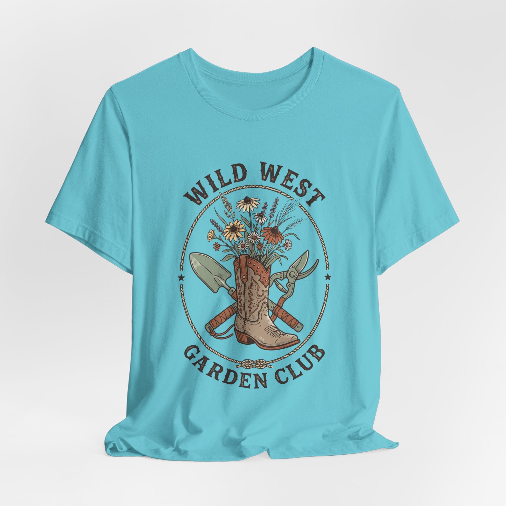 Wild West Garden Club Tee | Cowgirl Gardening, Western Boots & Desert Florals