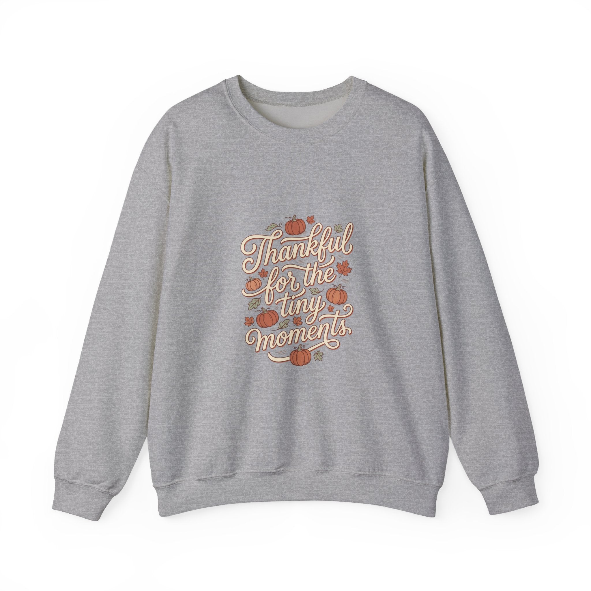 Thankful For Tiny Moments Sweatshirt | Pumpkin Fall Aesthetic