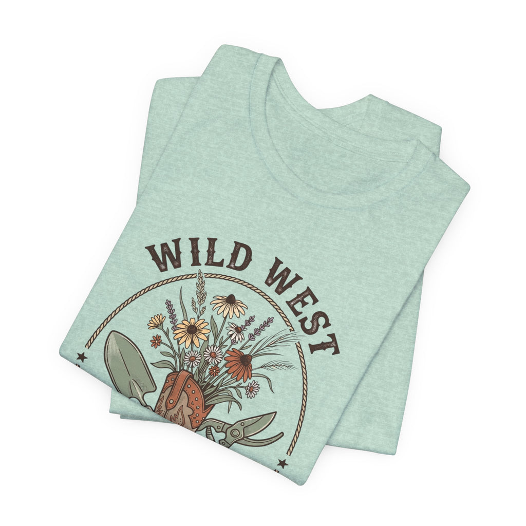 Wild West Garden Club Tee | Cowgirl Gardening, Western Boots & Desert Florals