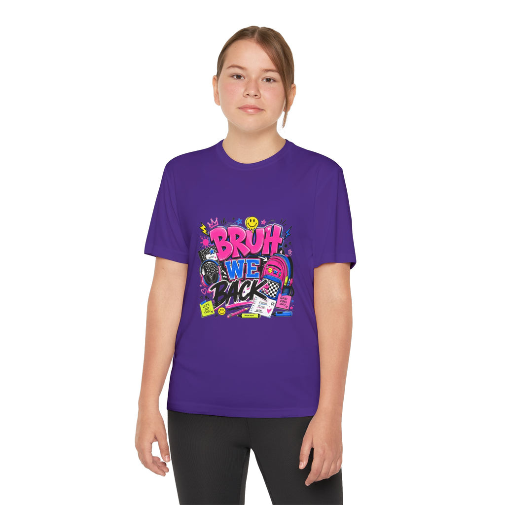 Cheer Competition Youth Tee – “Cheer Is My Therapy” Graphic Shirt