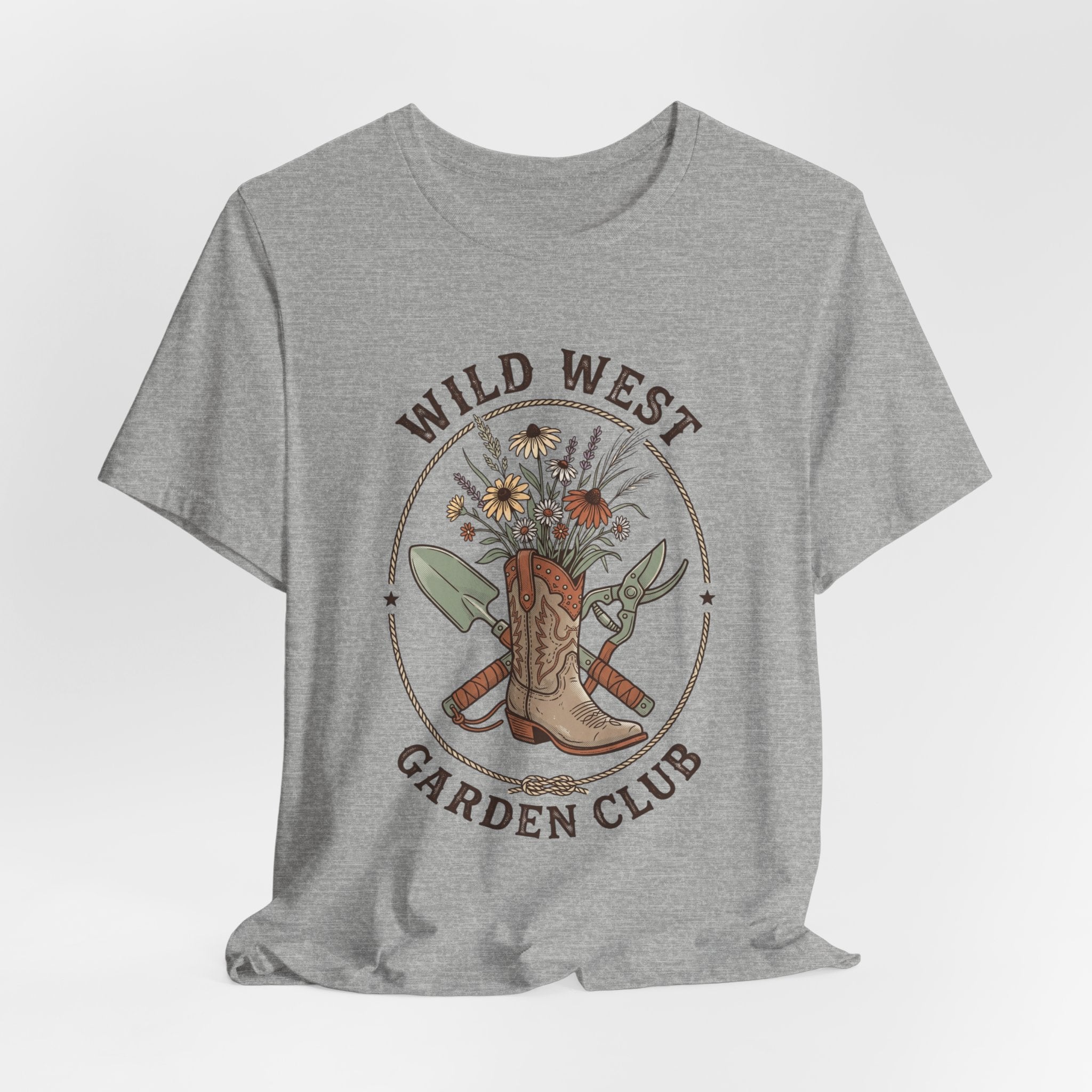 Wild West Garden Club Tee | Cowgirl Gardening, Western Boots & Desert Florals