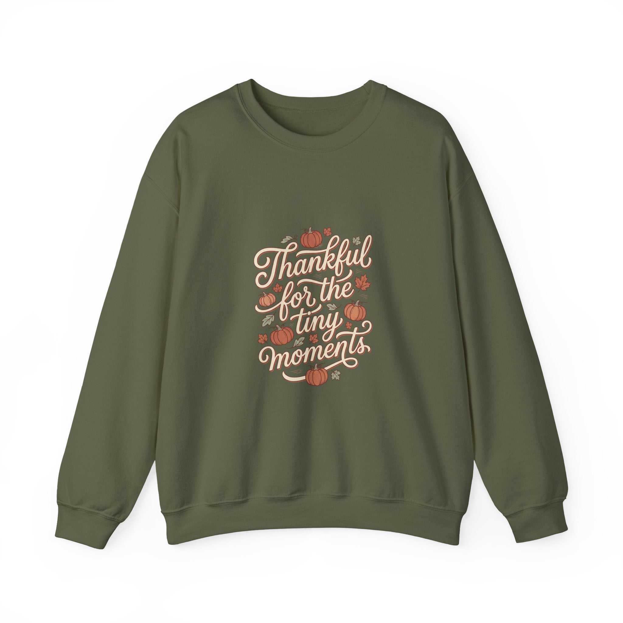 Thankful For Tiny Moments Sweatshirt | Pumpkin Fall Aesthetic