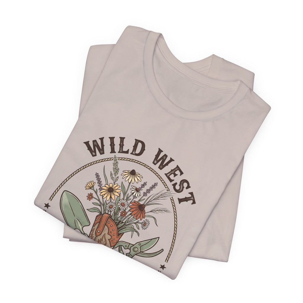 Wild West Garden Club Tee | Cowgirl Gardening, Western Boots & Desert Florals