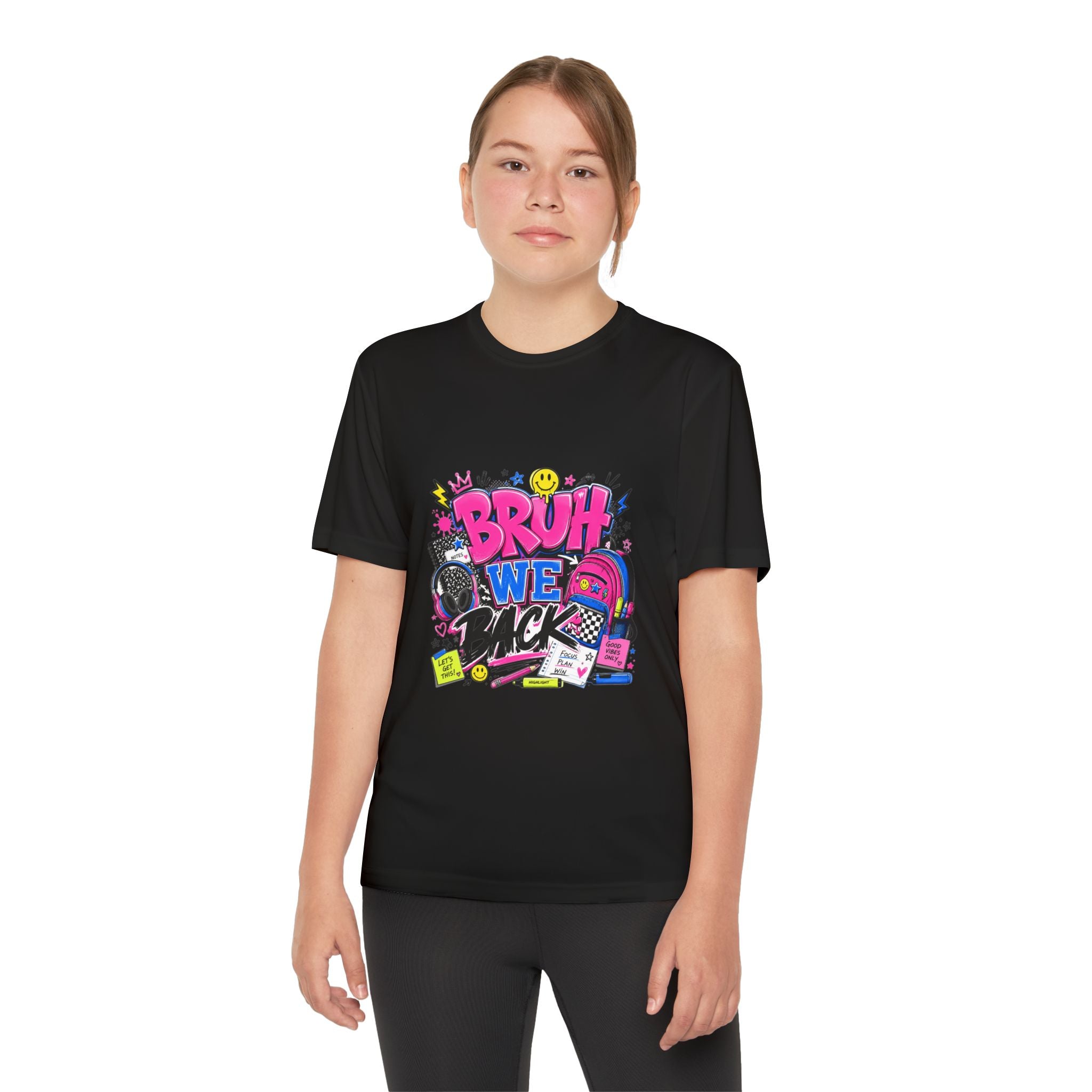 Cheer Competition Youth Tee – “Cheer Is My Therapy” Graphic Shirt