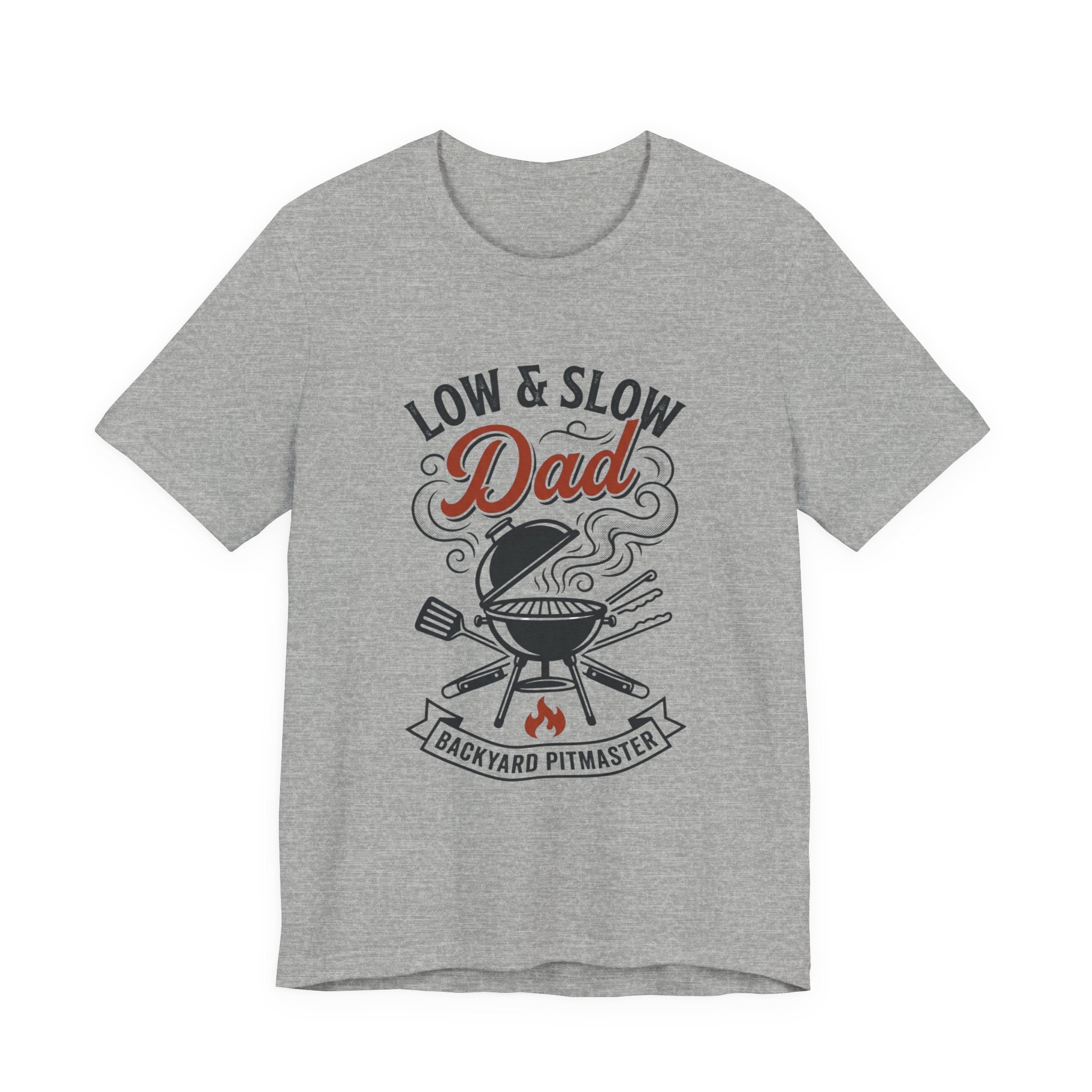 Low & Slow Dad T-Shirt | Father's Day BBQ Grill Pitmaster Tee