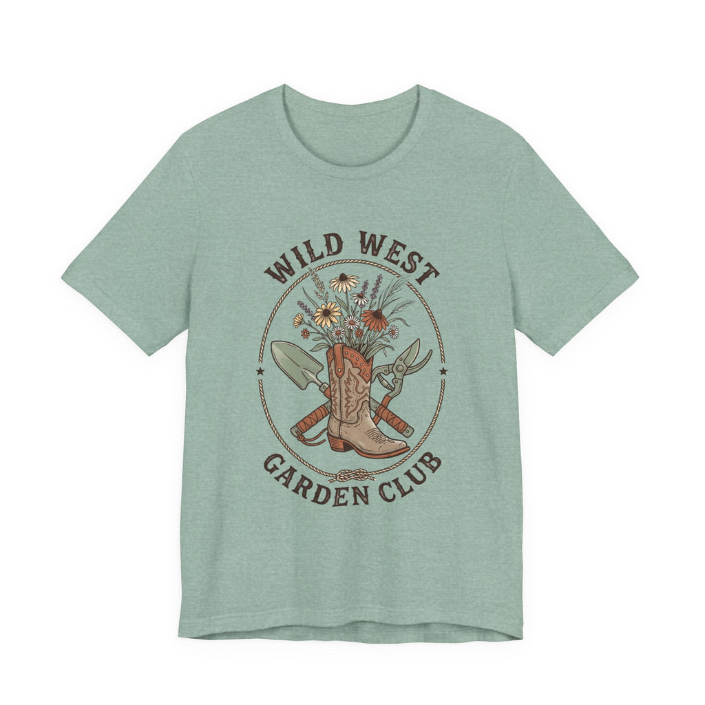 Wild West Garden Club Tee | Cowgirl Gardening, Western Boots & Desert Florals