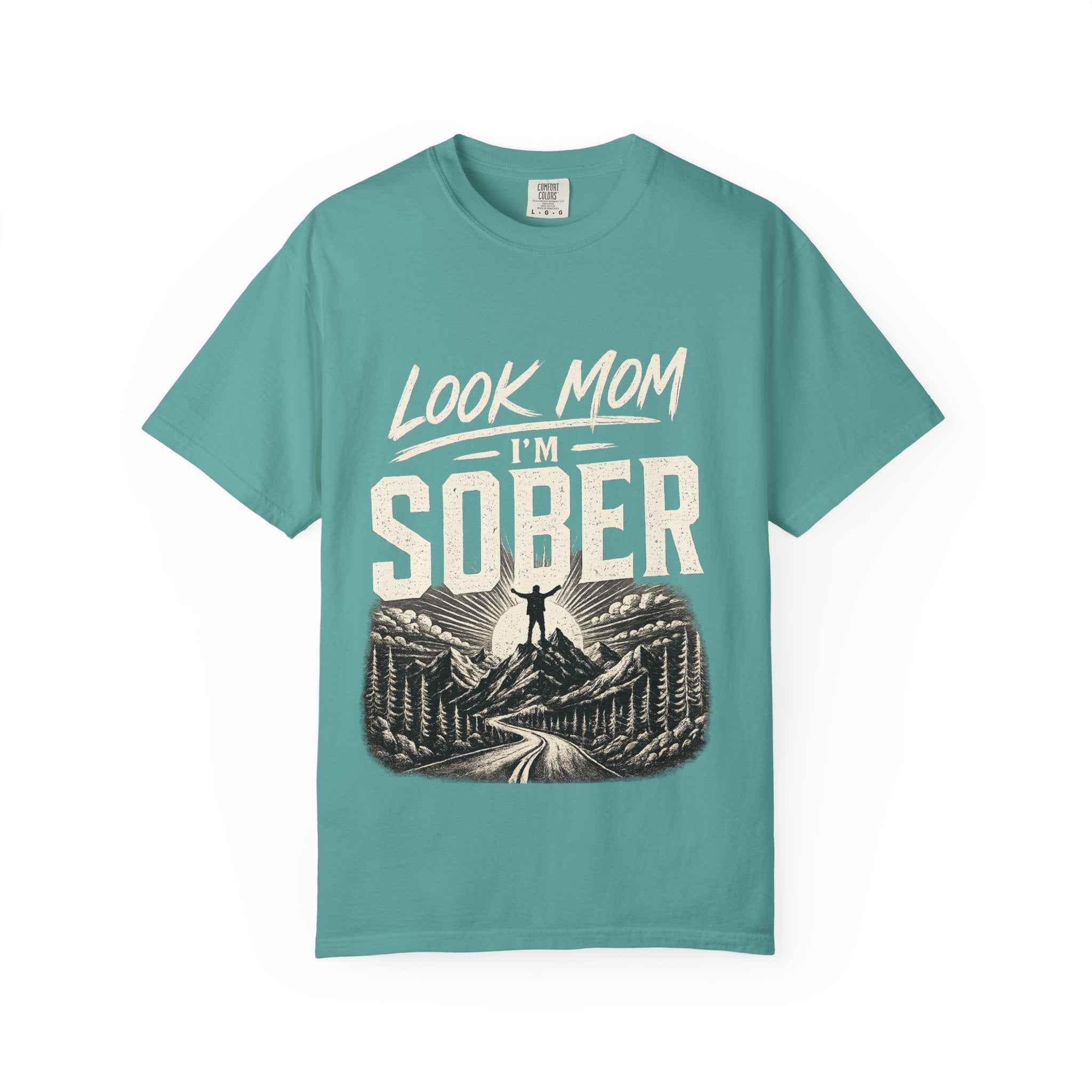Look Mom I’m Sober T-Shirt — Recovery Pride Graphic Tee