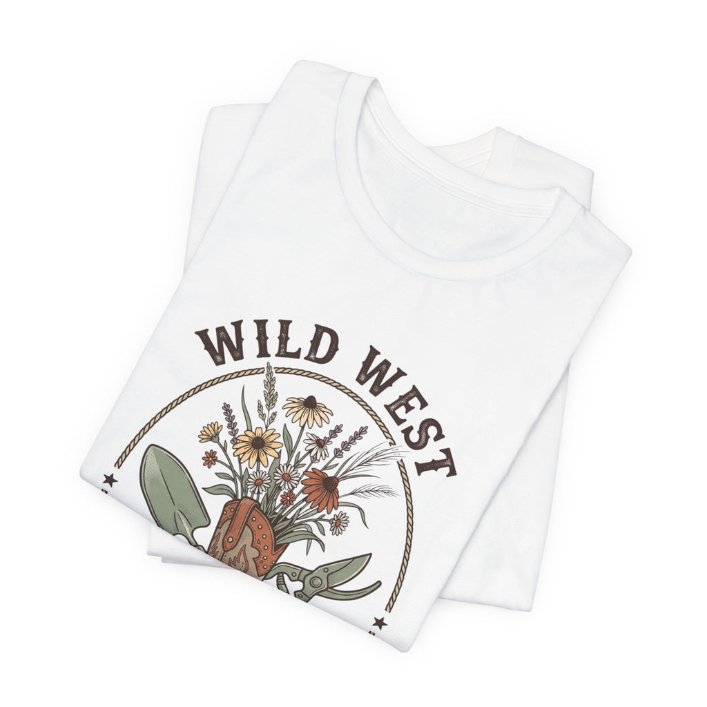 Wild West Garden Club Tee | Cowgirl Gardening, Western Boots & Desert Florals