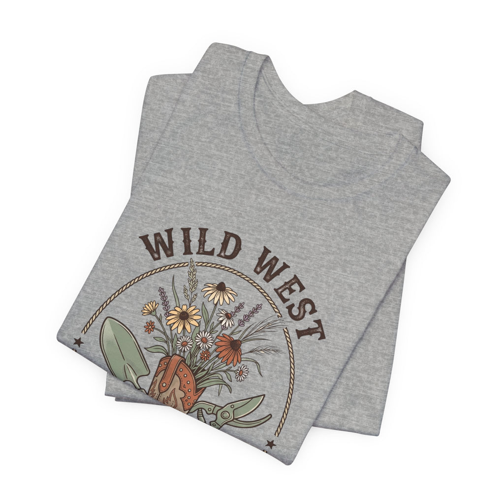 Wild West Garden Club Tee | Cowgirl Gardening, Western Boots & Desert Florals