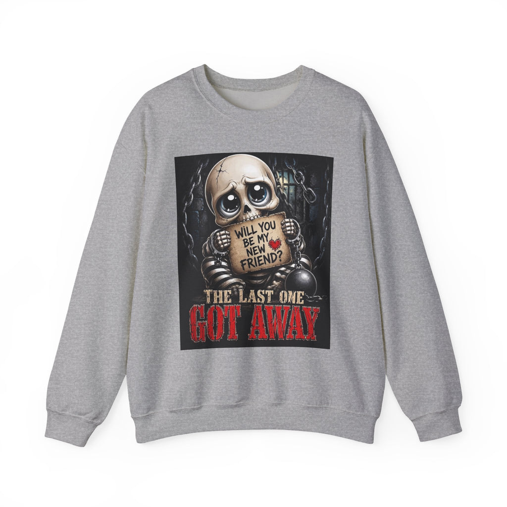 Skull Teddy 'Will You Be My New Friend?' Sweatshirt