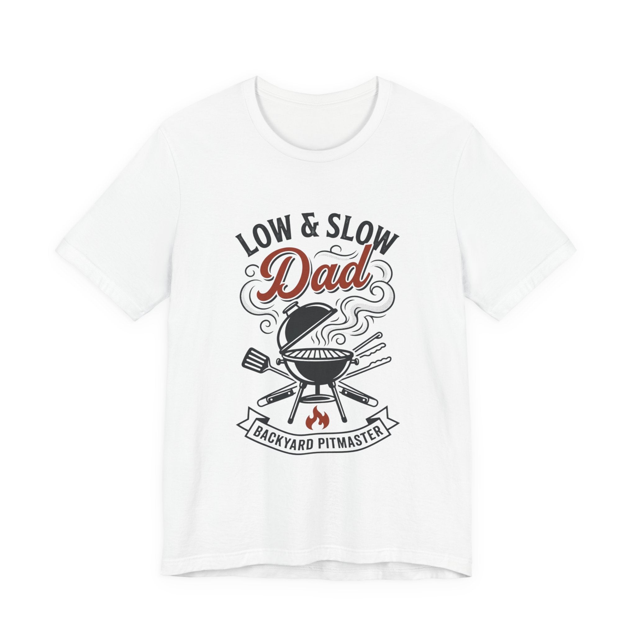 Low & Slow Dad T-Shirt | Father's Day BBQ Grill Pitmaster Tee