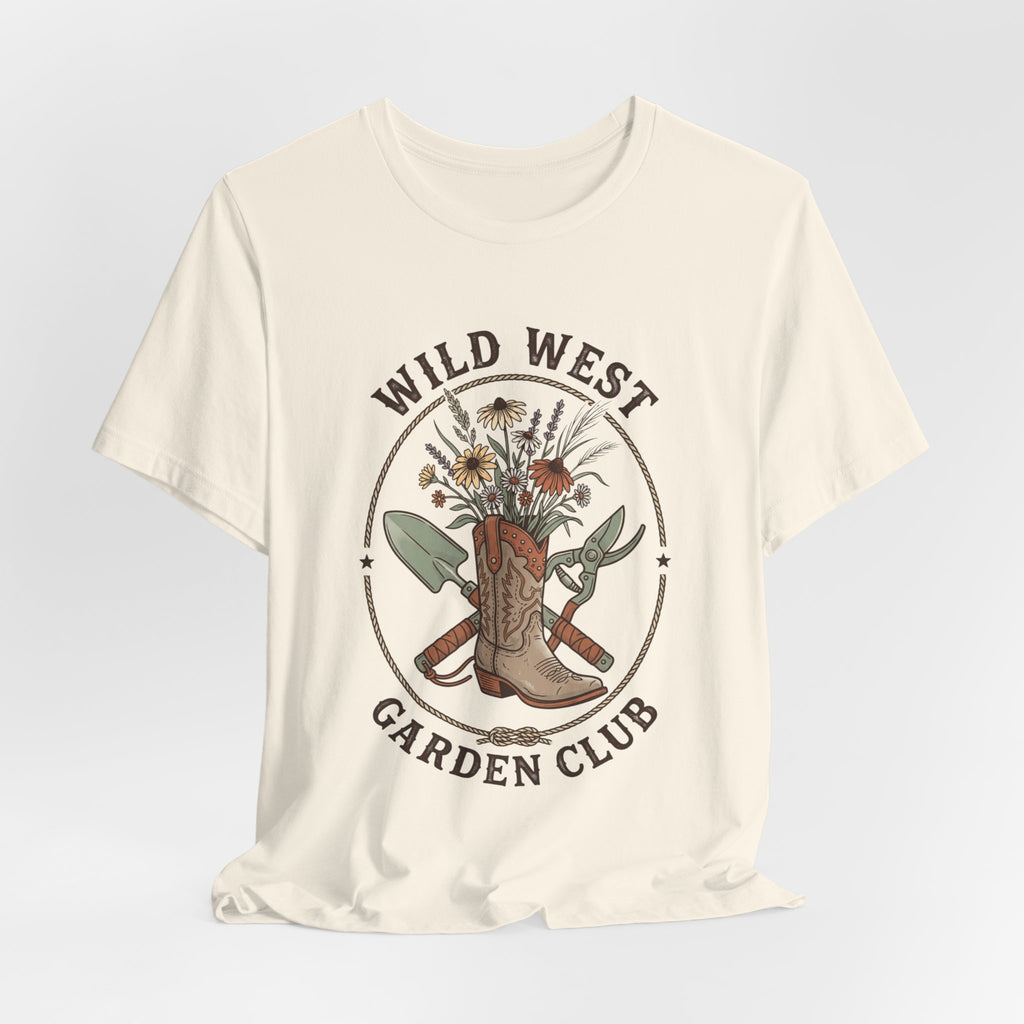 Wild West Garden Club Tee | Cowgirl Gardening, Western Boots & Desert Florals