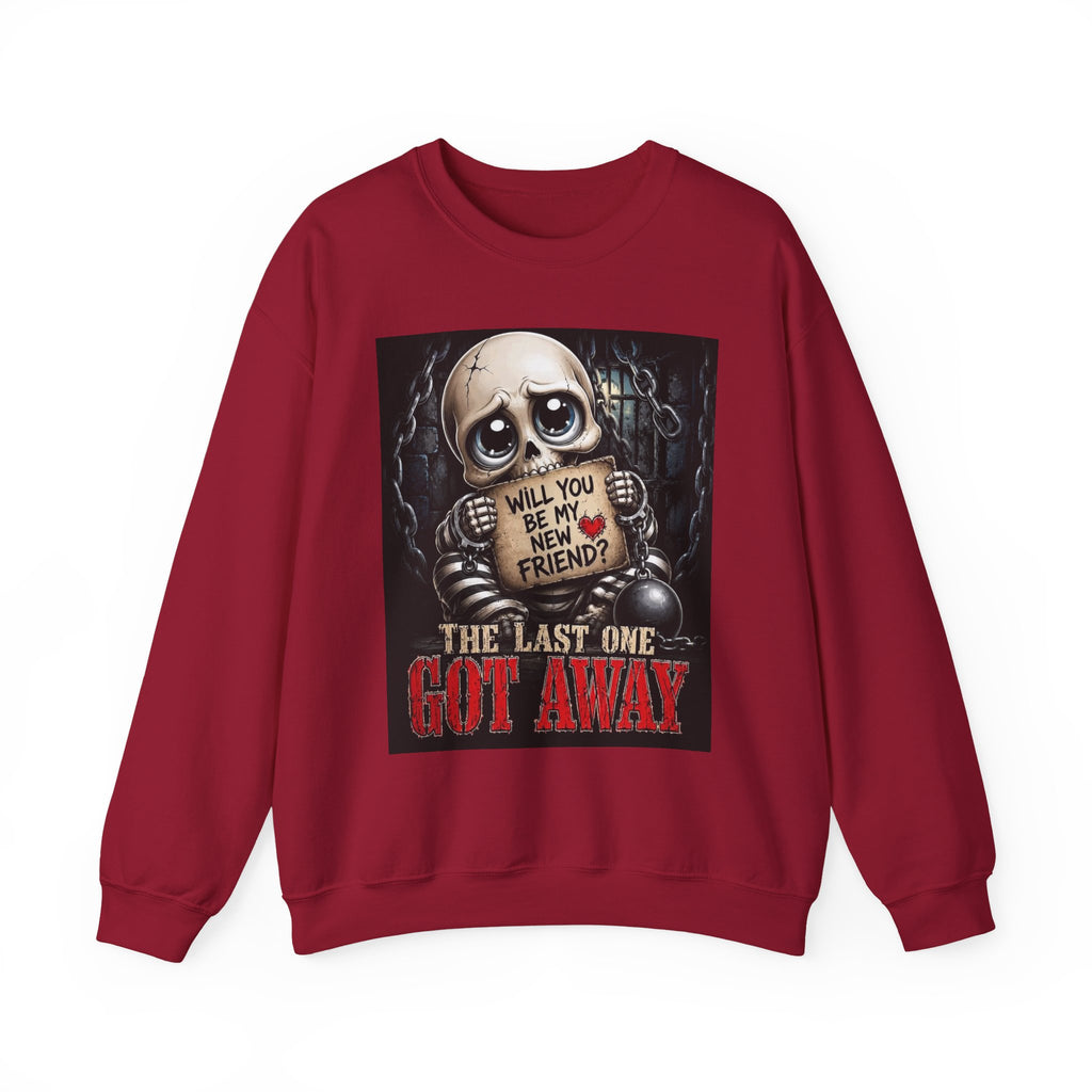 Skull Teddy 'Will You Be My New Friend?' Sweatshirt
