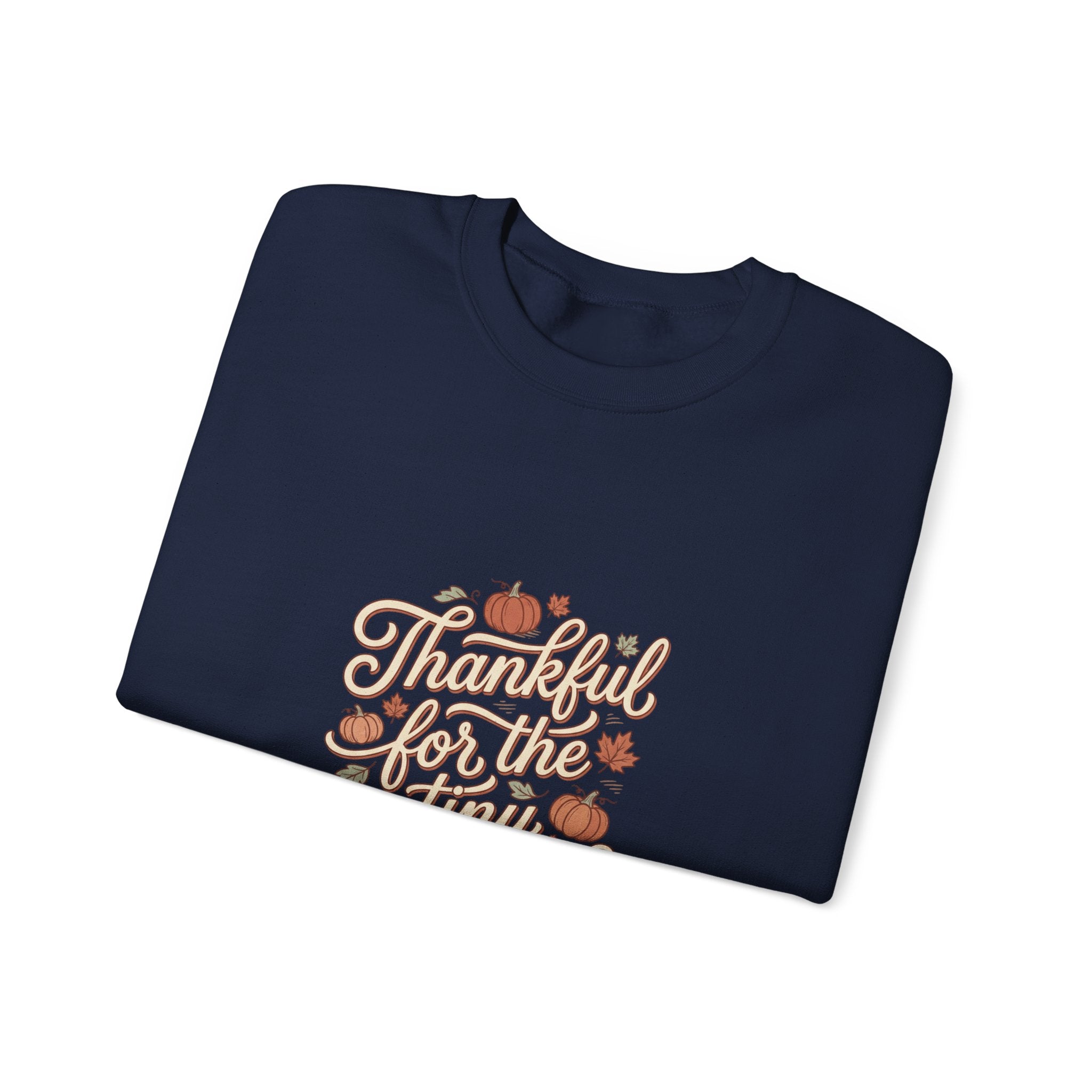 Thankful For Tiny Moments Sweatshirt | Pumpkin Fall Aesthetic