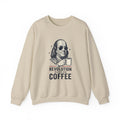 Revolution Runs on Coffee Crewneck Sweatshirt | Founding Daddies Americana, Vintage Portrait Tee