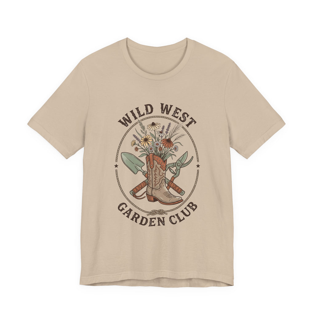Wild West Garden Club Tee | Cowgirl Gardening, Western Boots & Desert Florals