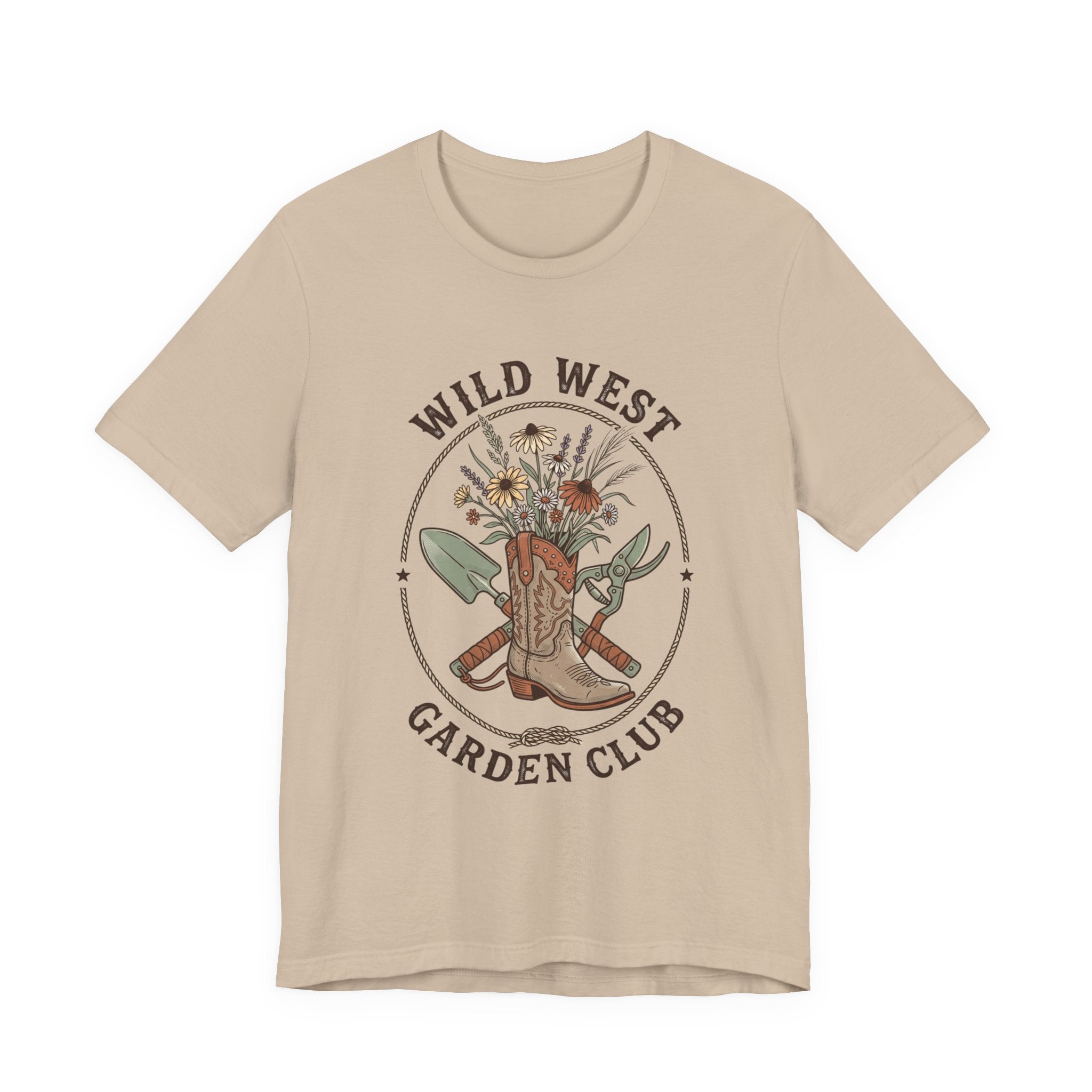 Wild West Garden Club Tee | Cowgirl Gardening, Western Boots & Desert Florals