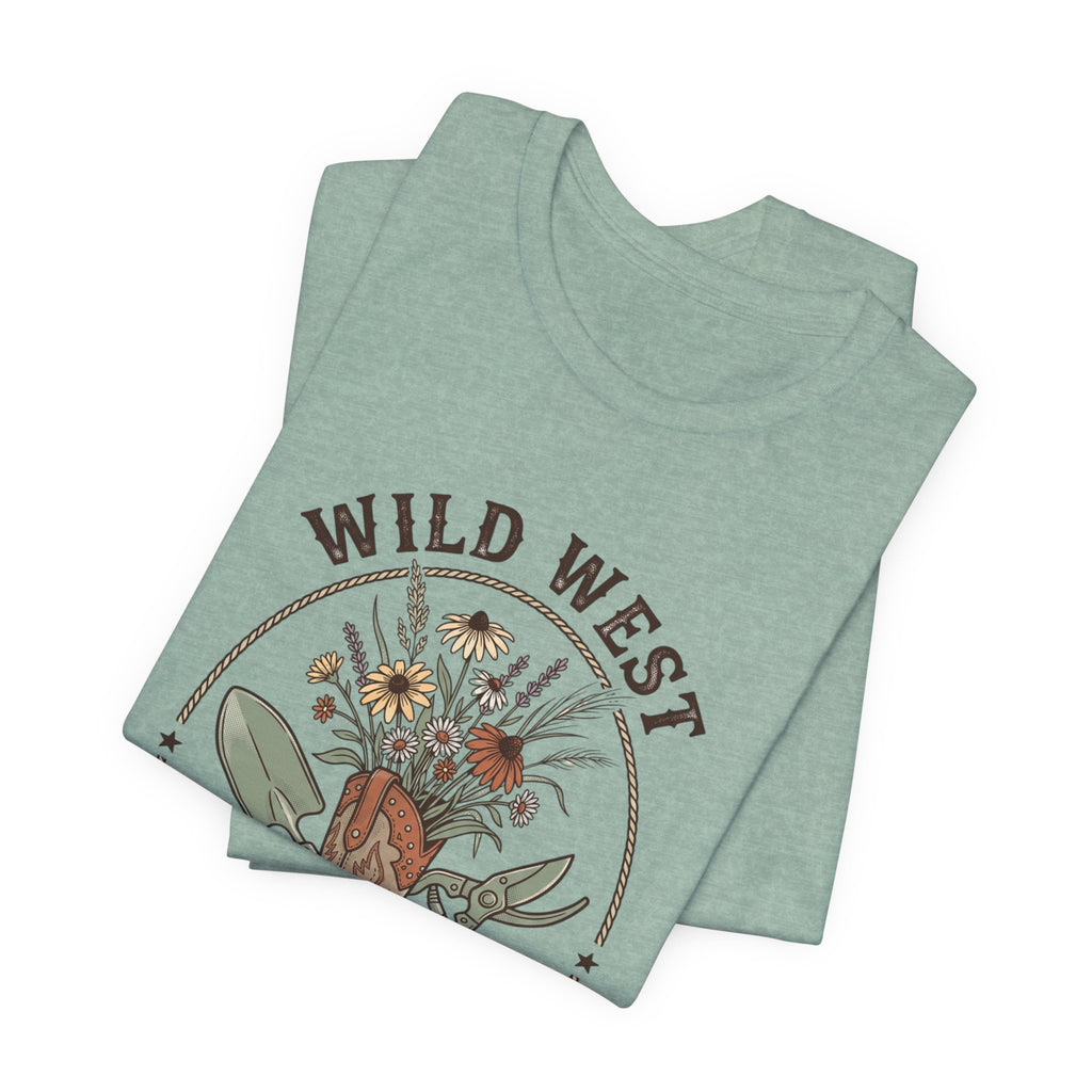 Wild West Garden Club Tee | Cowgirl Gardening, Western Boots & Desert Florals