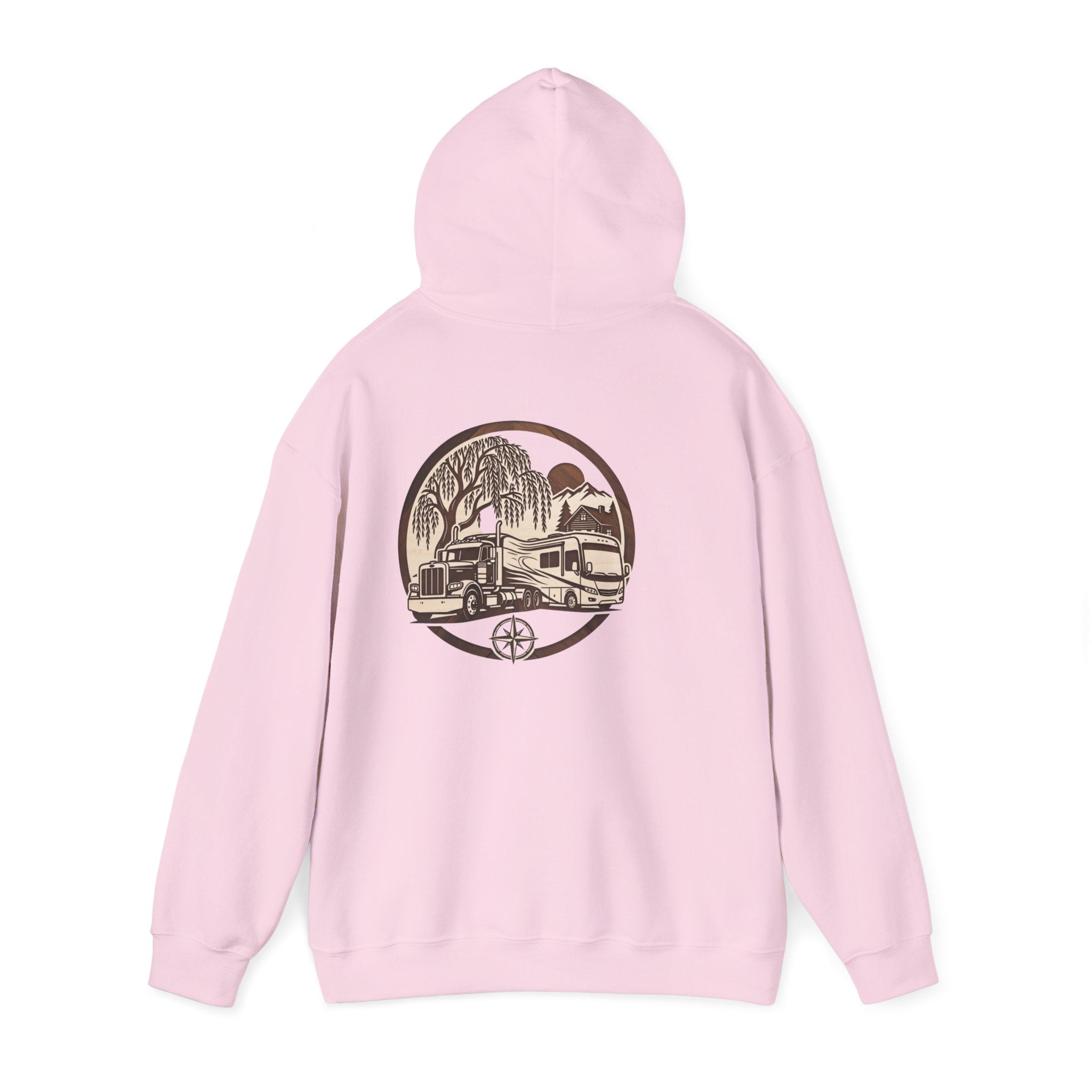 RV Adventure Hoodie – Retro Camper Travel Graphic Hooded Sweatshirt