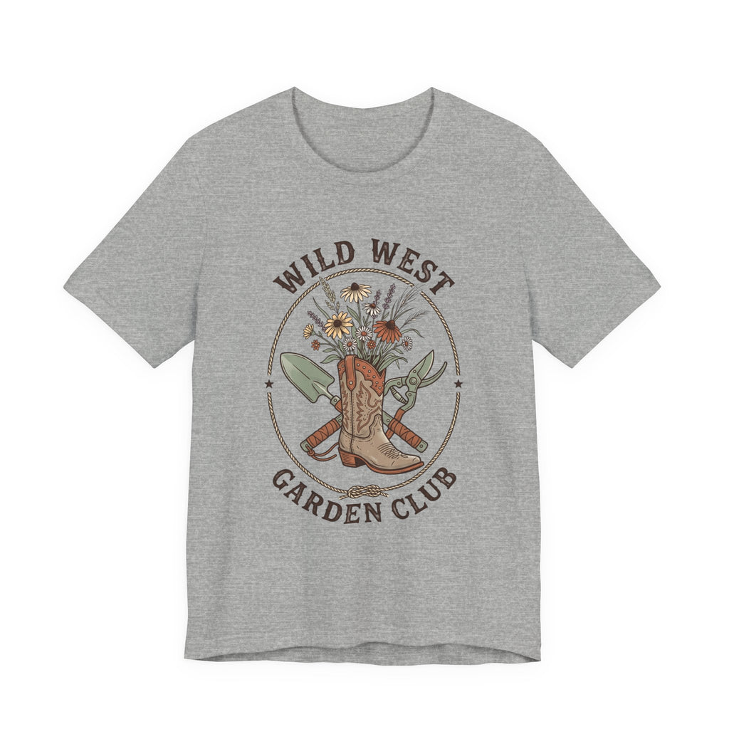 Wild West Garden Club Tee | Cowgirl Gardening, Western Boots & Desert Florals