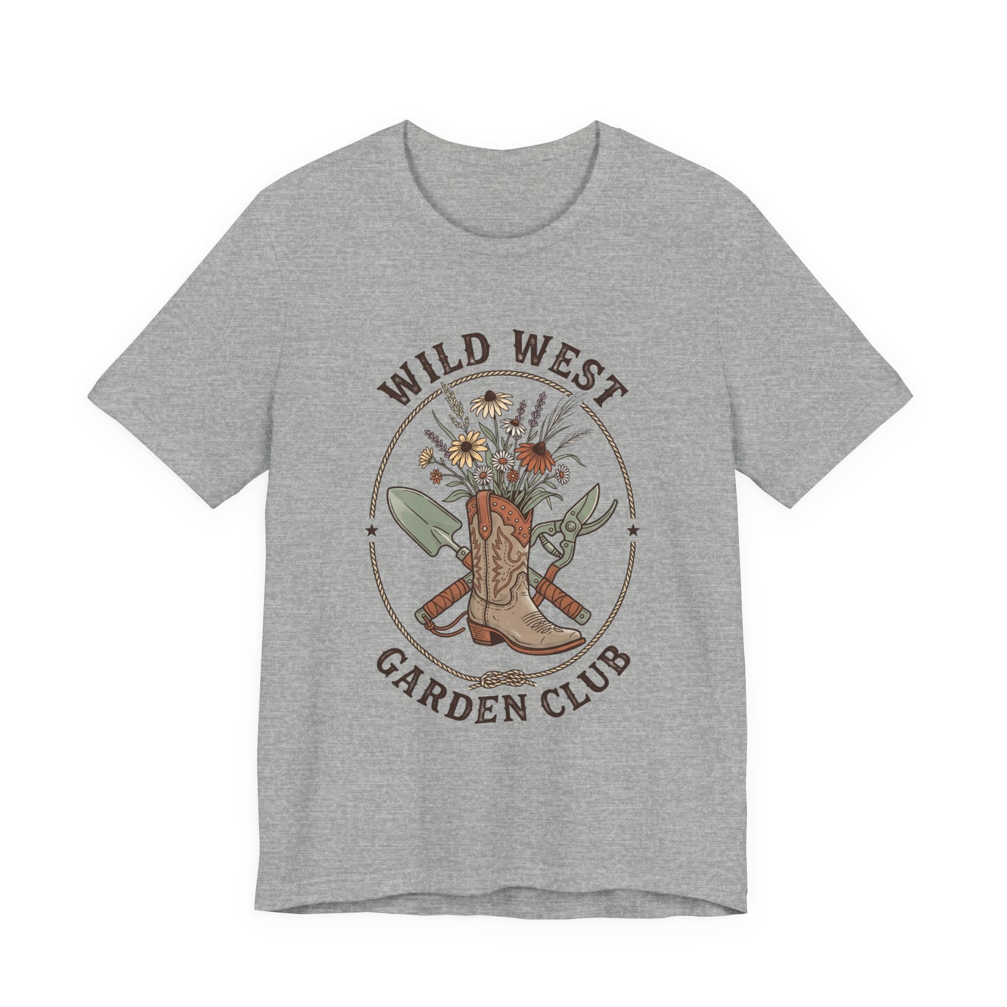 Wild West Garden Club Tee | Cowgirl Gardening, Western Boots & Desert Florals