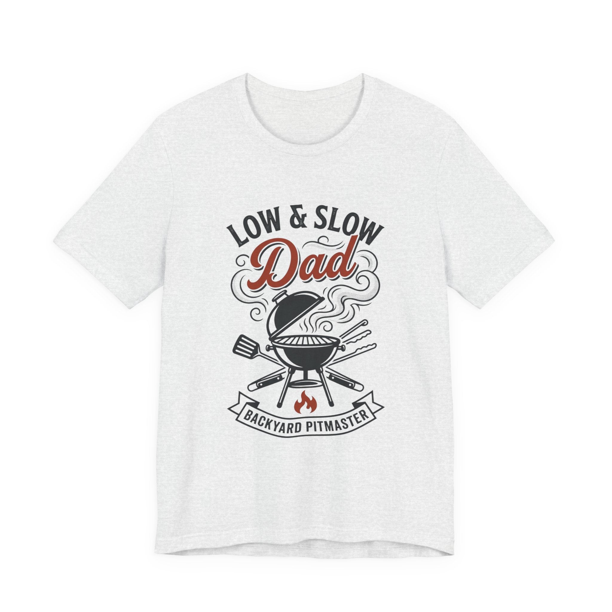 Low & Slow Dad T-Shirt | Father's Day BBQ Grill Pitmaster Tee