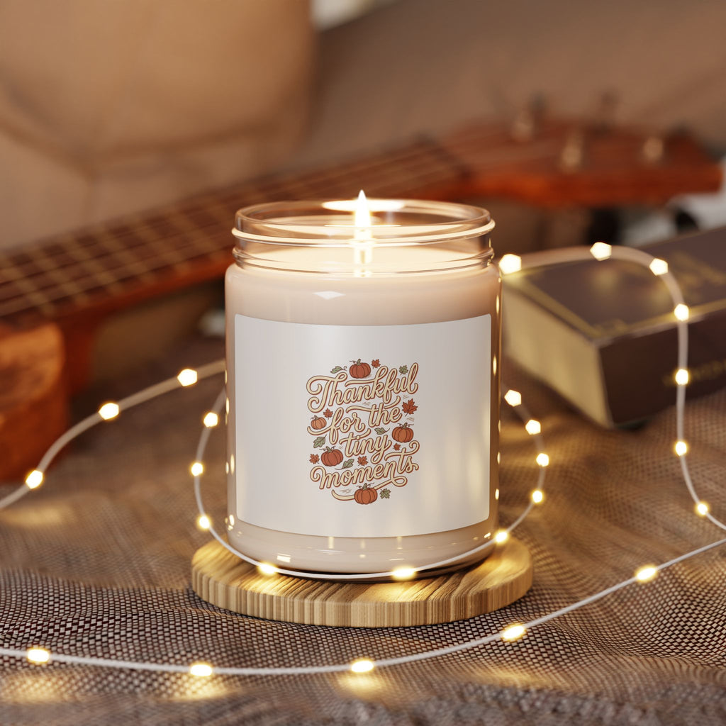 Thankful for the Tiny Moments Candle | Pumpkin Soy Candle, Fall Home Decor