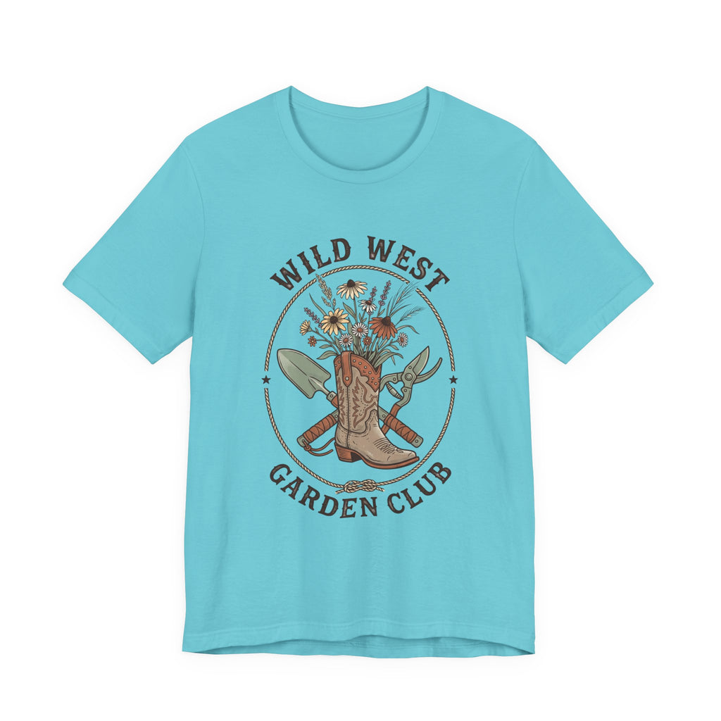 Wild West Garden Club Tee | Cowgirl Gardening, Western Boots & Desert Florals