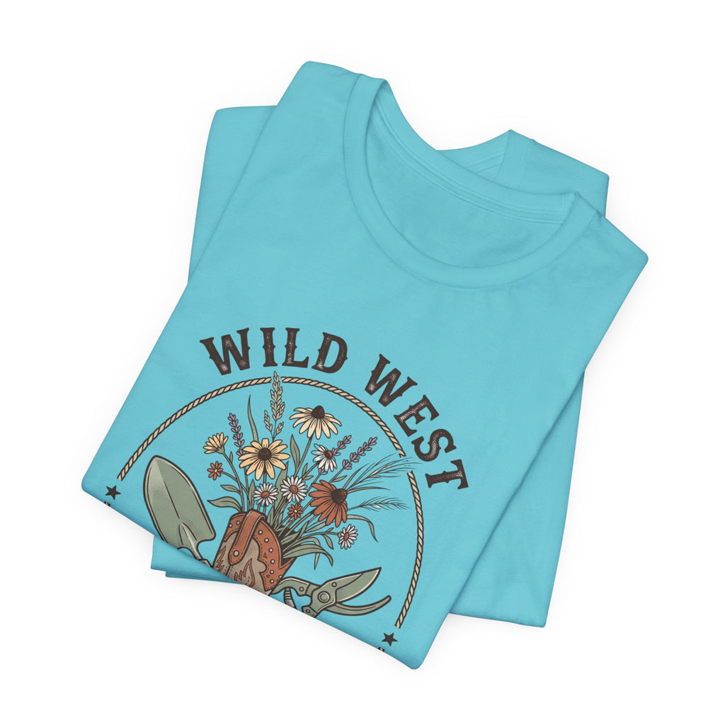 Wild West Garden Club Tee | Cowgirl Gardening, Western Boots & Desert Florals