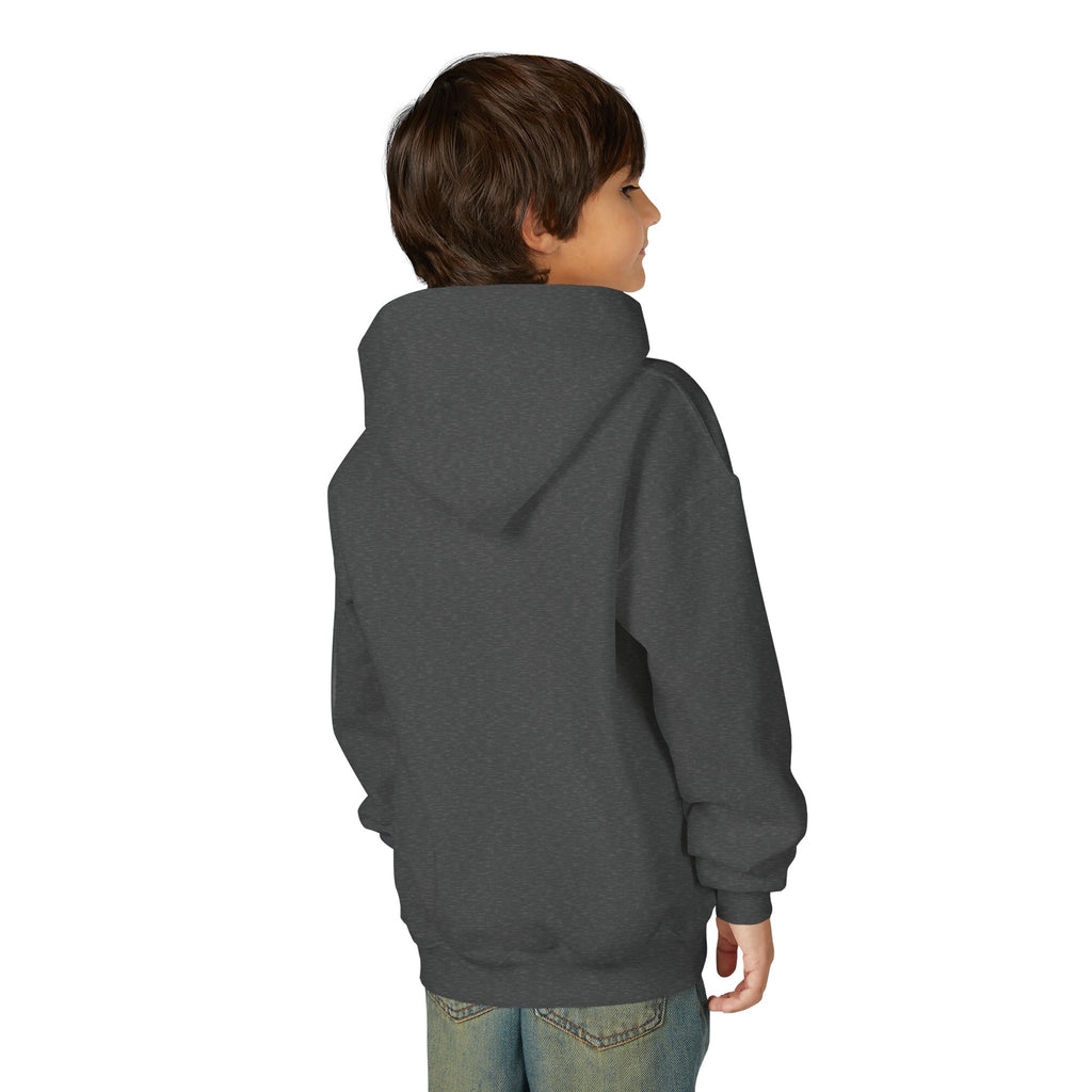 Youth Hoodie — Creepy Skeleton 'Will You Be My Friend?' Horror Graphic