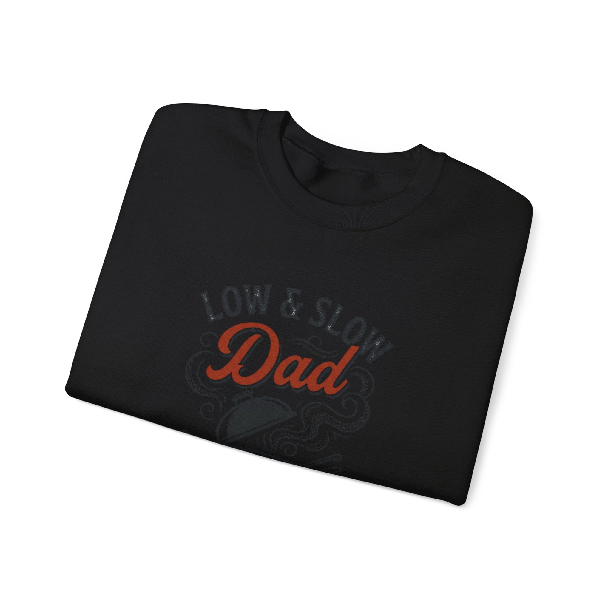 Low & Slow Dad Crewneck Sweatshirt | Backyard Pitmaster, Father's Day BBQ
