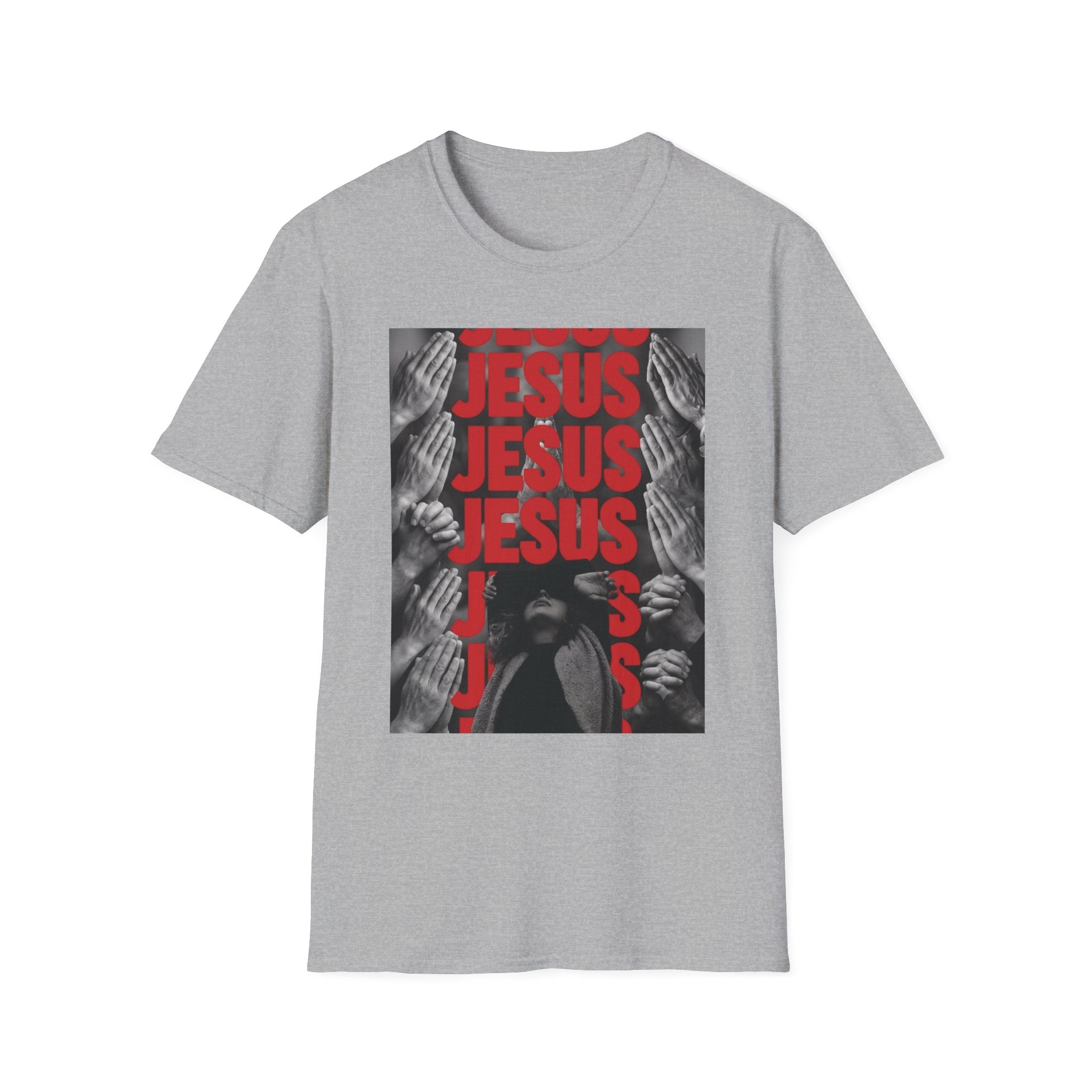 Jesus Prayer Graphic T‑Shirt — Repeat Text Faith Tee