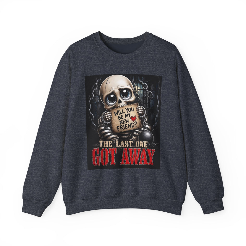 Skull Teddy 'Will You Be My New Friend?' Sweatshirt