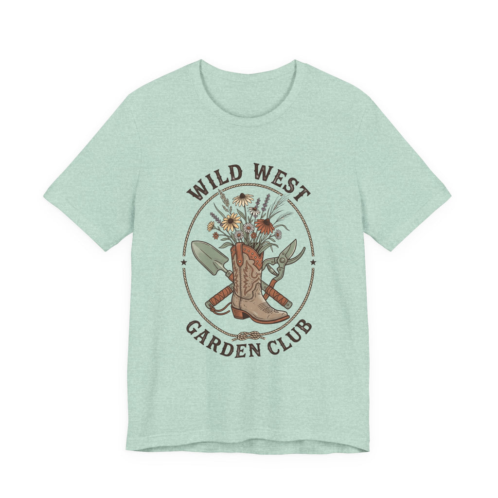 Wild West Garden Club Tee | Cowgirl Gardening, Western Boots & Desert Florals