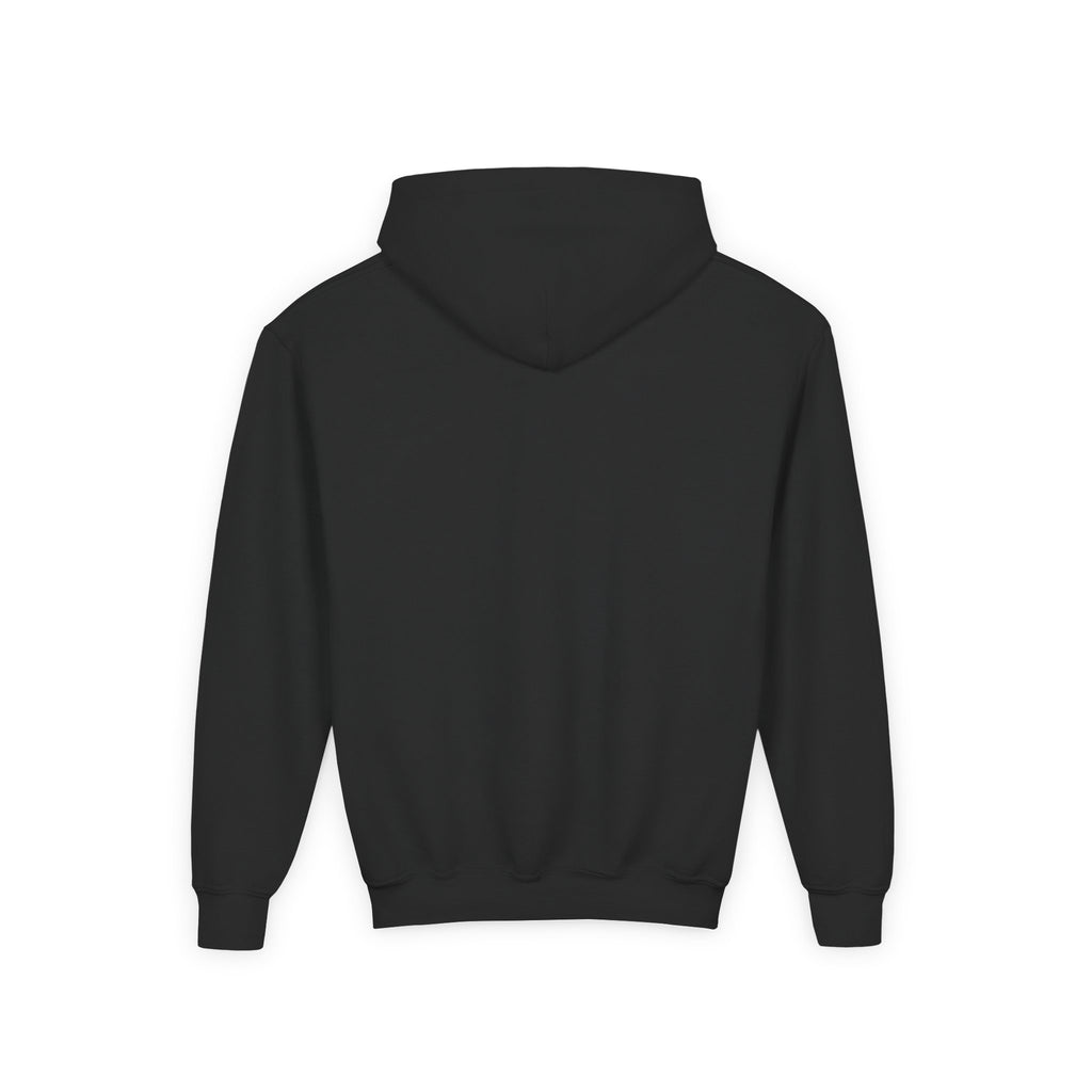 Youth Hoodie — Creepy Skeleton 'Will You Be My Friend?' Horror Graphic