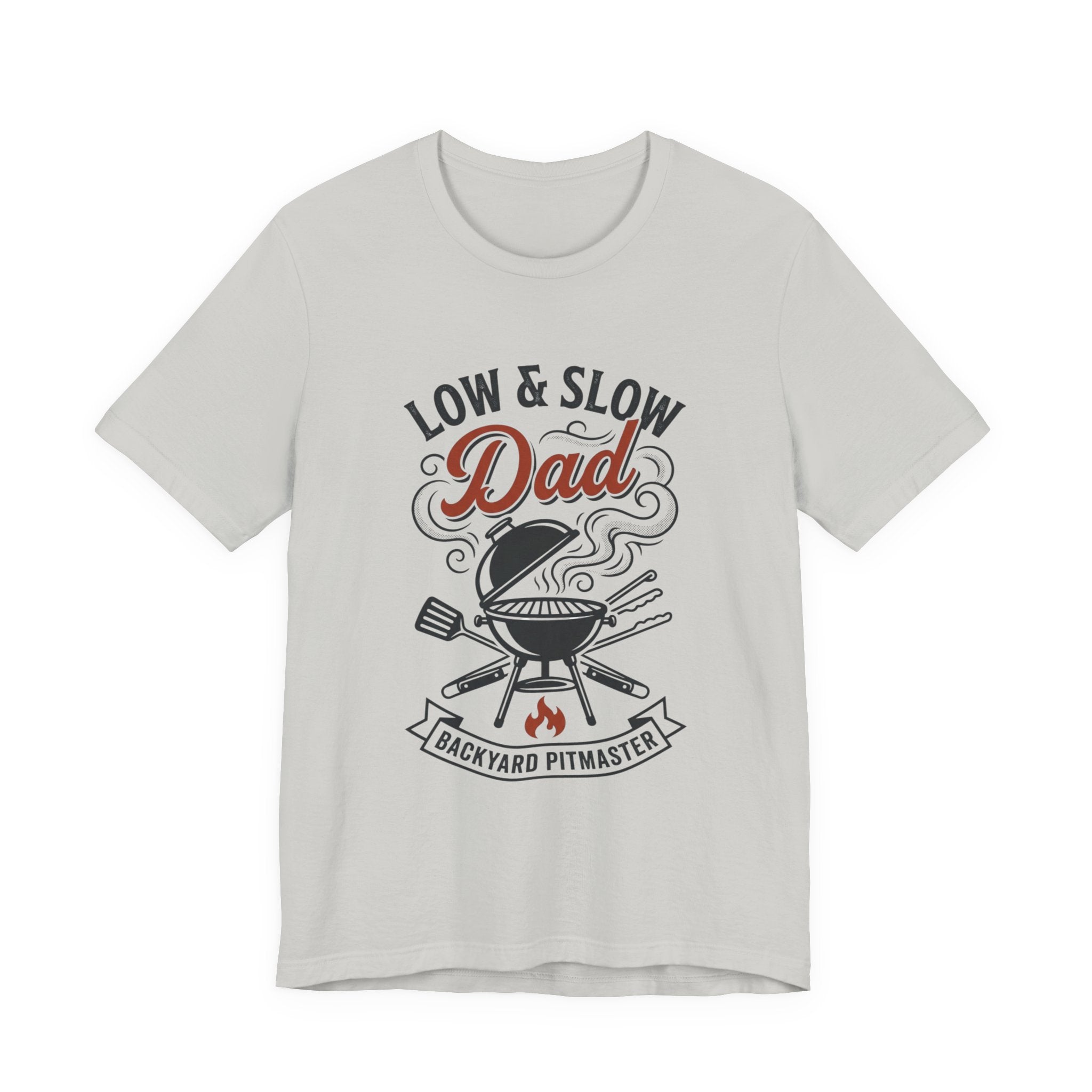 Low & Slow Dad T-Shirt | Father's Day BBQ Grill Pitmaster Tee