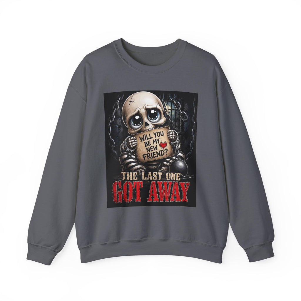 Skull Teddy 'Will You Be My New Friend?' Sweatshirt